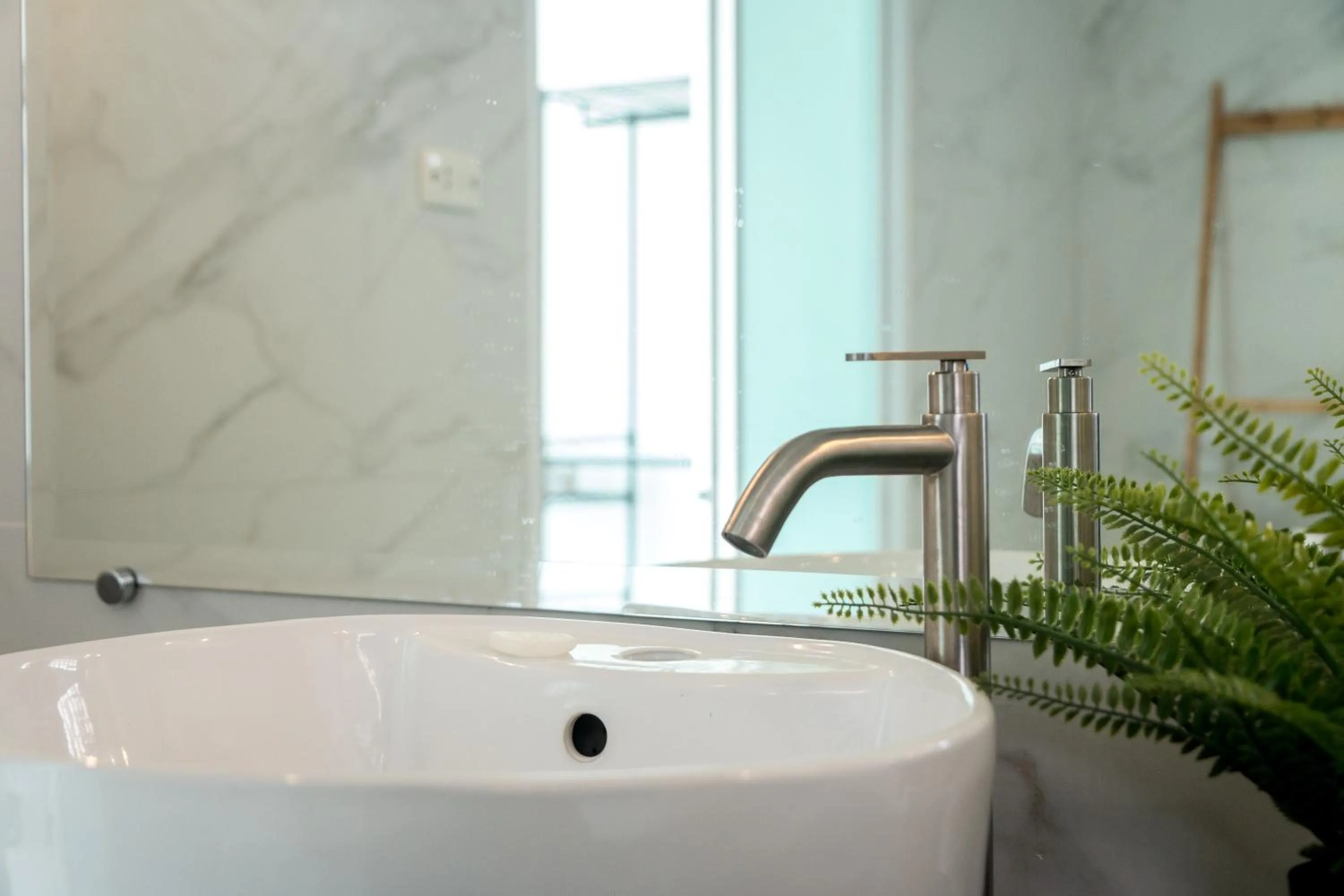 Bathroom in Baan Kiang Lay Phu View Private Pool Villa in Central Hua Hin