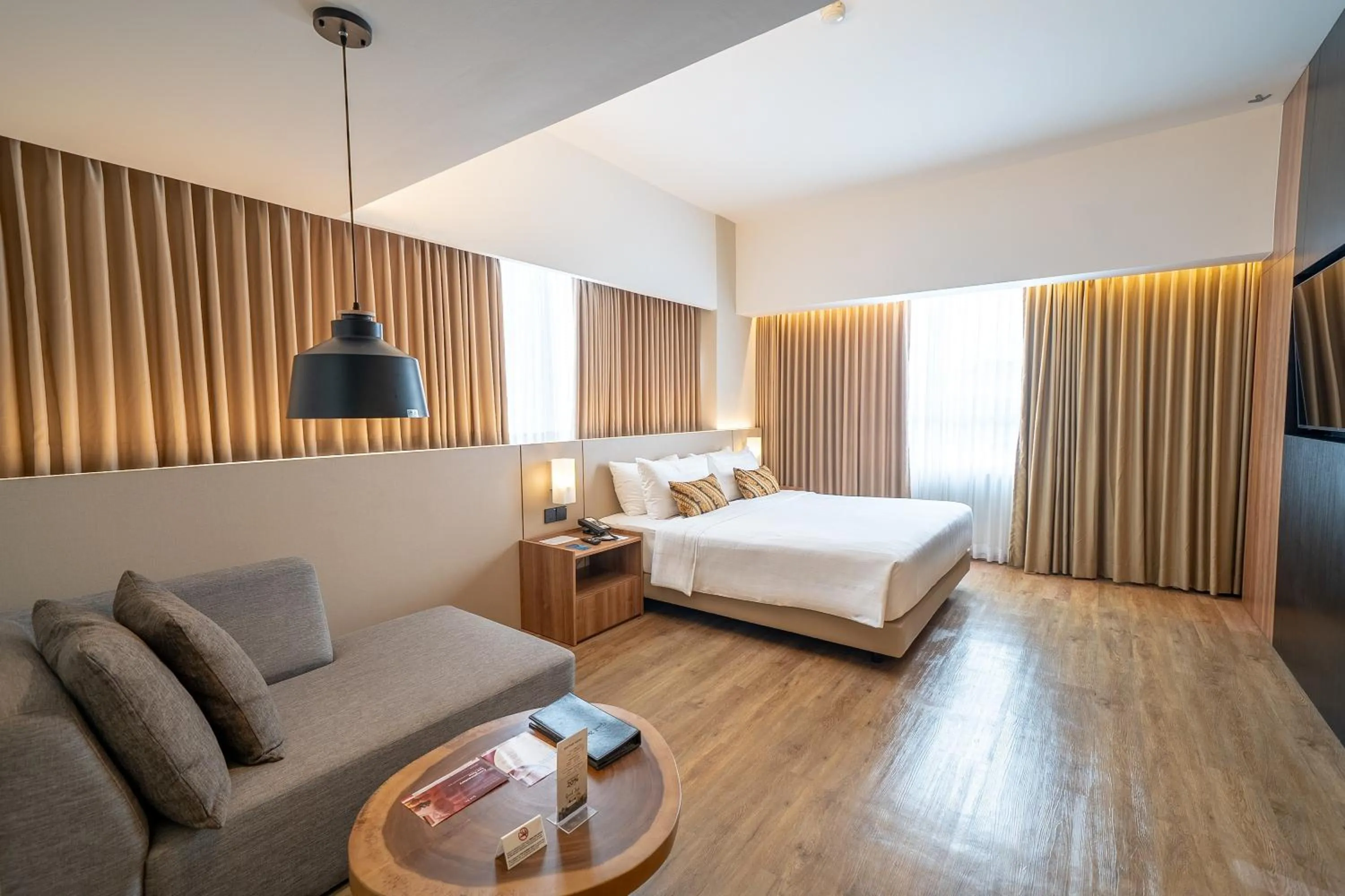 Bedroom, Bed in Grand Zuri Malioboro