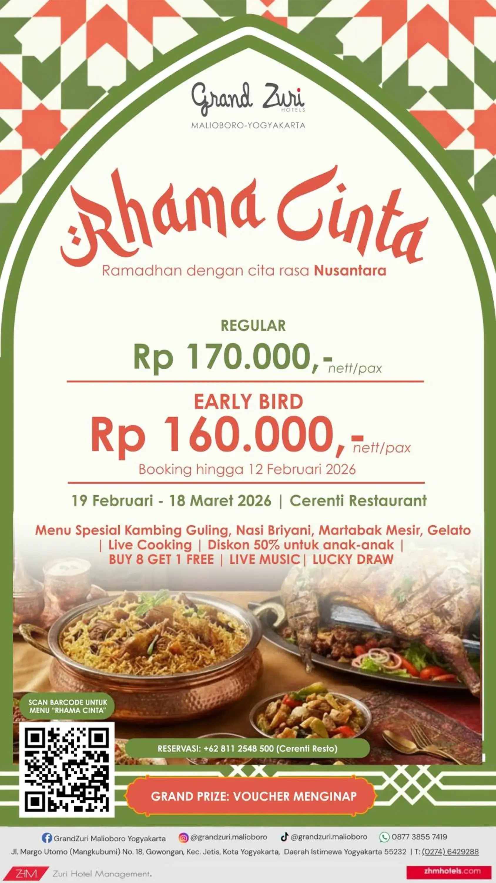 Restaurant/places to eat in Grand Zuri Malioboro Restaurant/places to eat in Grand Zuri Malioboro