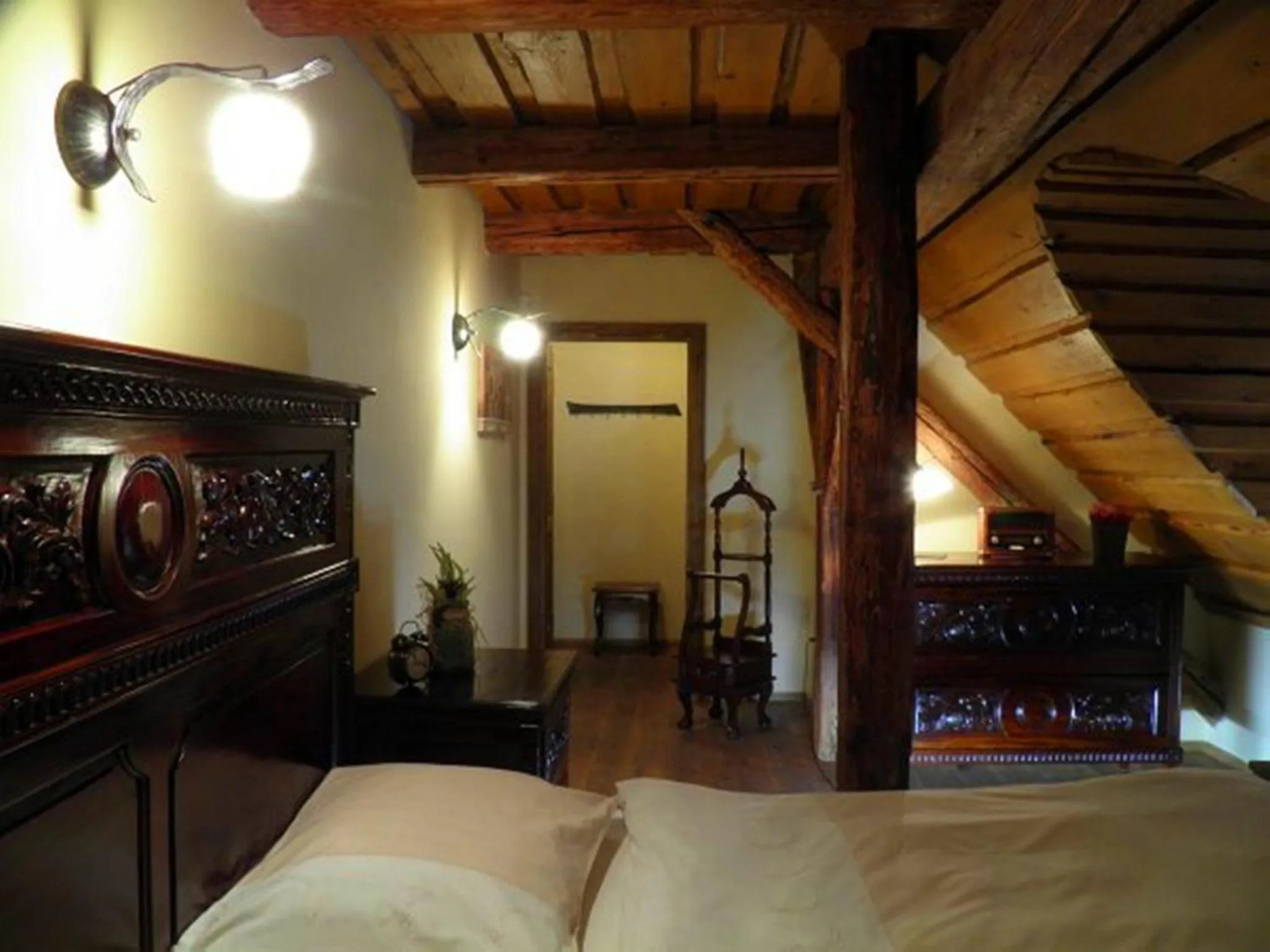 Bedroom, Bed in Dvůr Olšiny -Hotel and Horse-riding