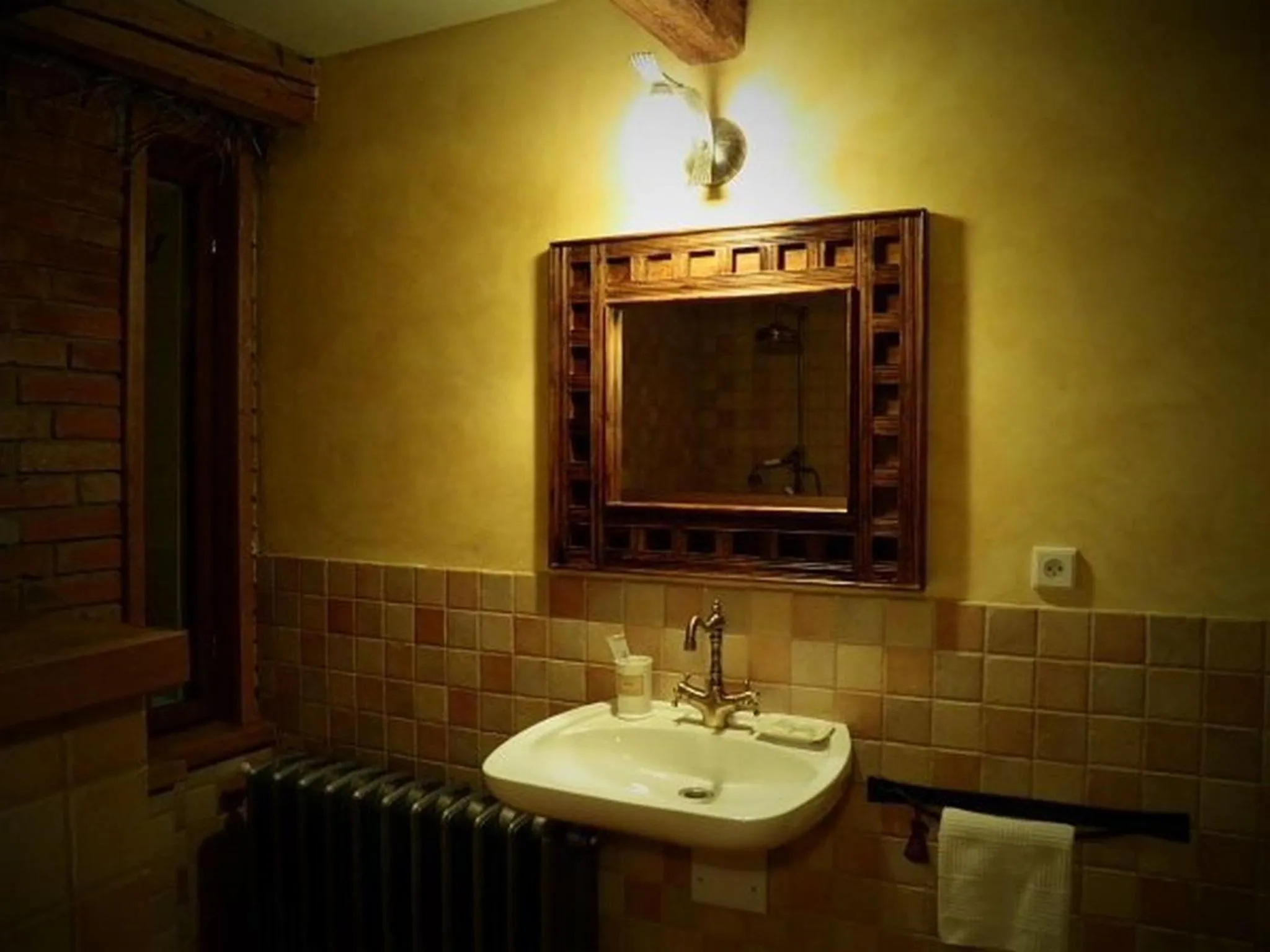 Bathroom in Dvůr Olšiny -Hotel and Horse-riding