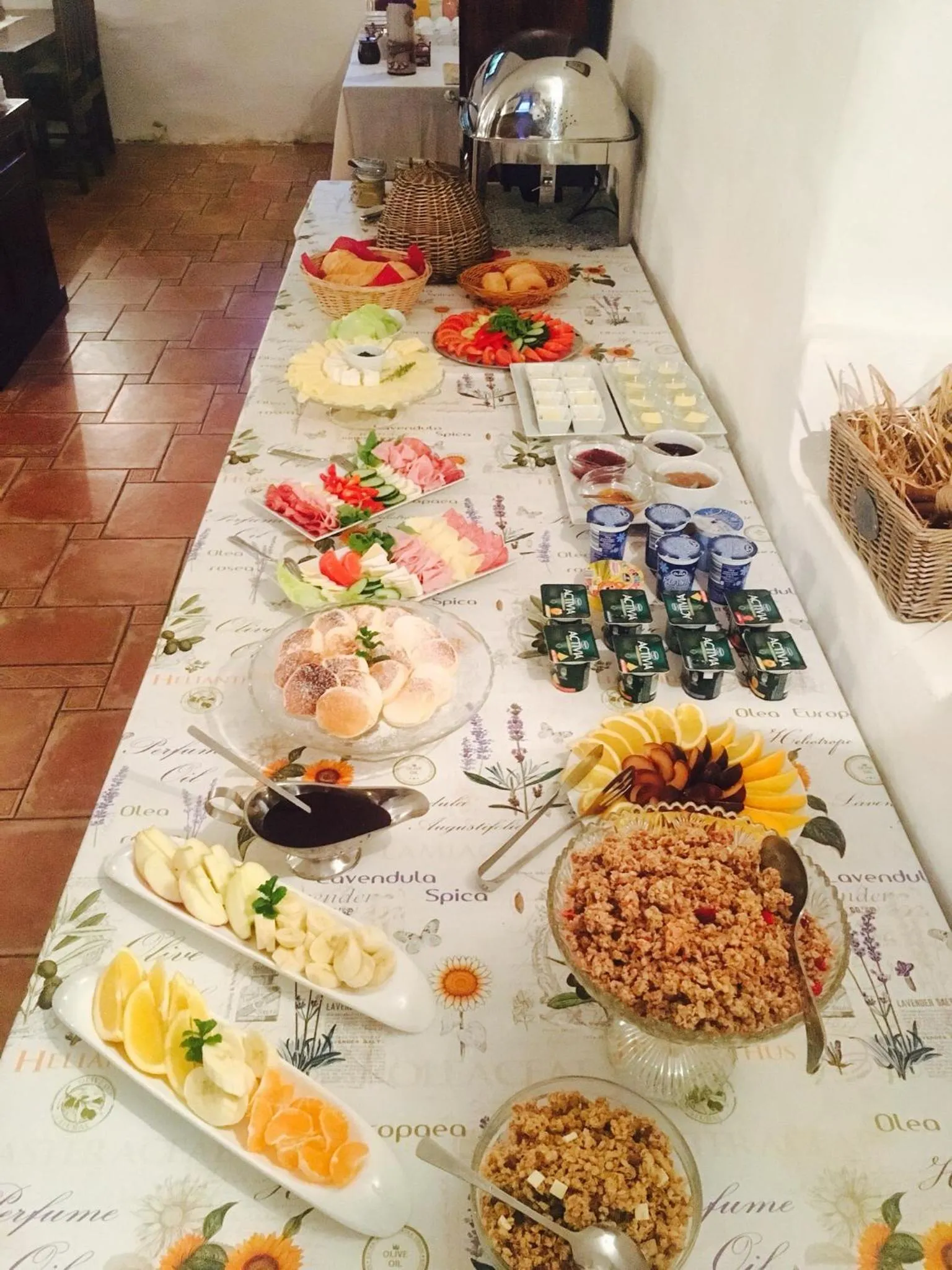 Continental breakfast in Dvůr Olšiny -Hotel and Horse-riding