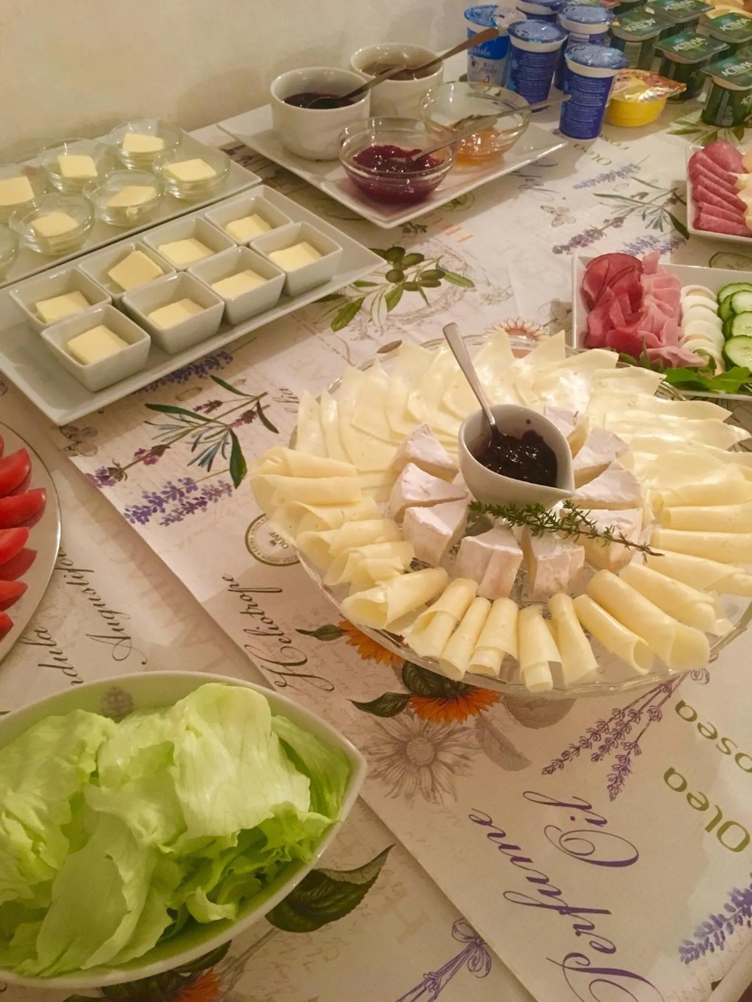 Continental breakfast in Dvůr Olšiny -Hotel and Horse-riding