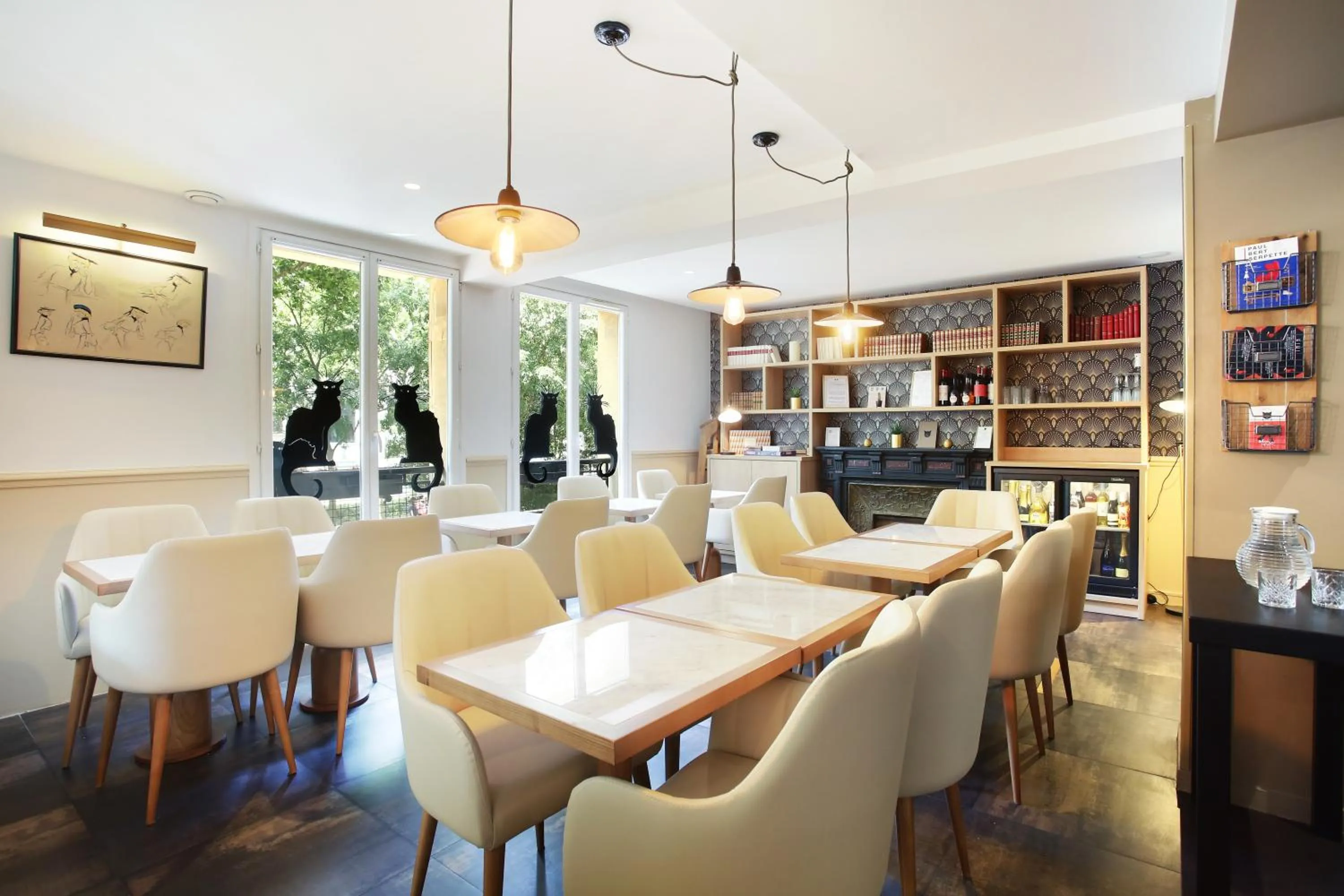 Lobby or reception in Hotel Le Chat Noir