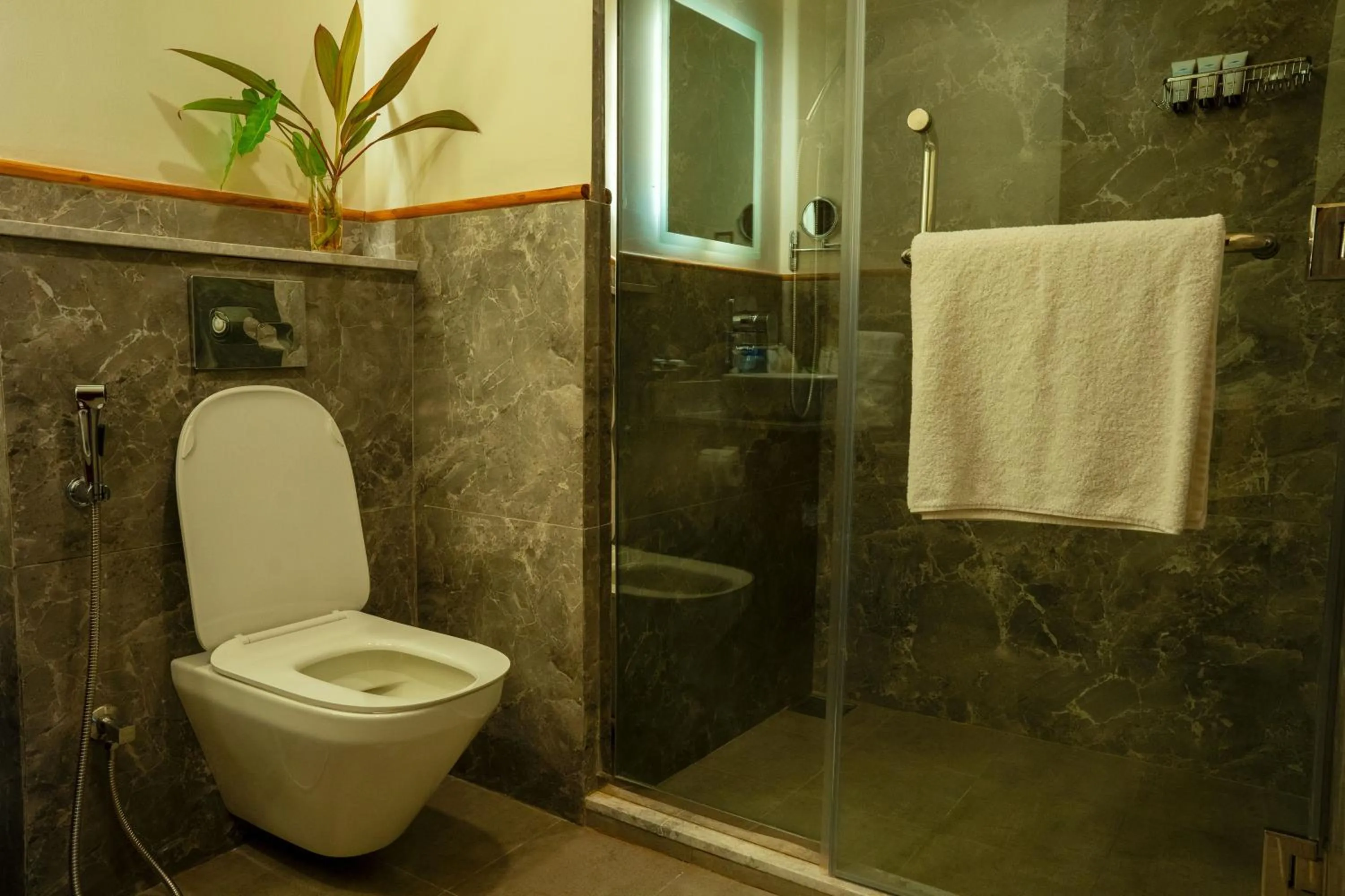 Shower in White Sands Hotel