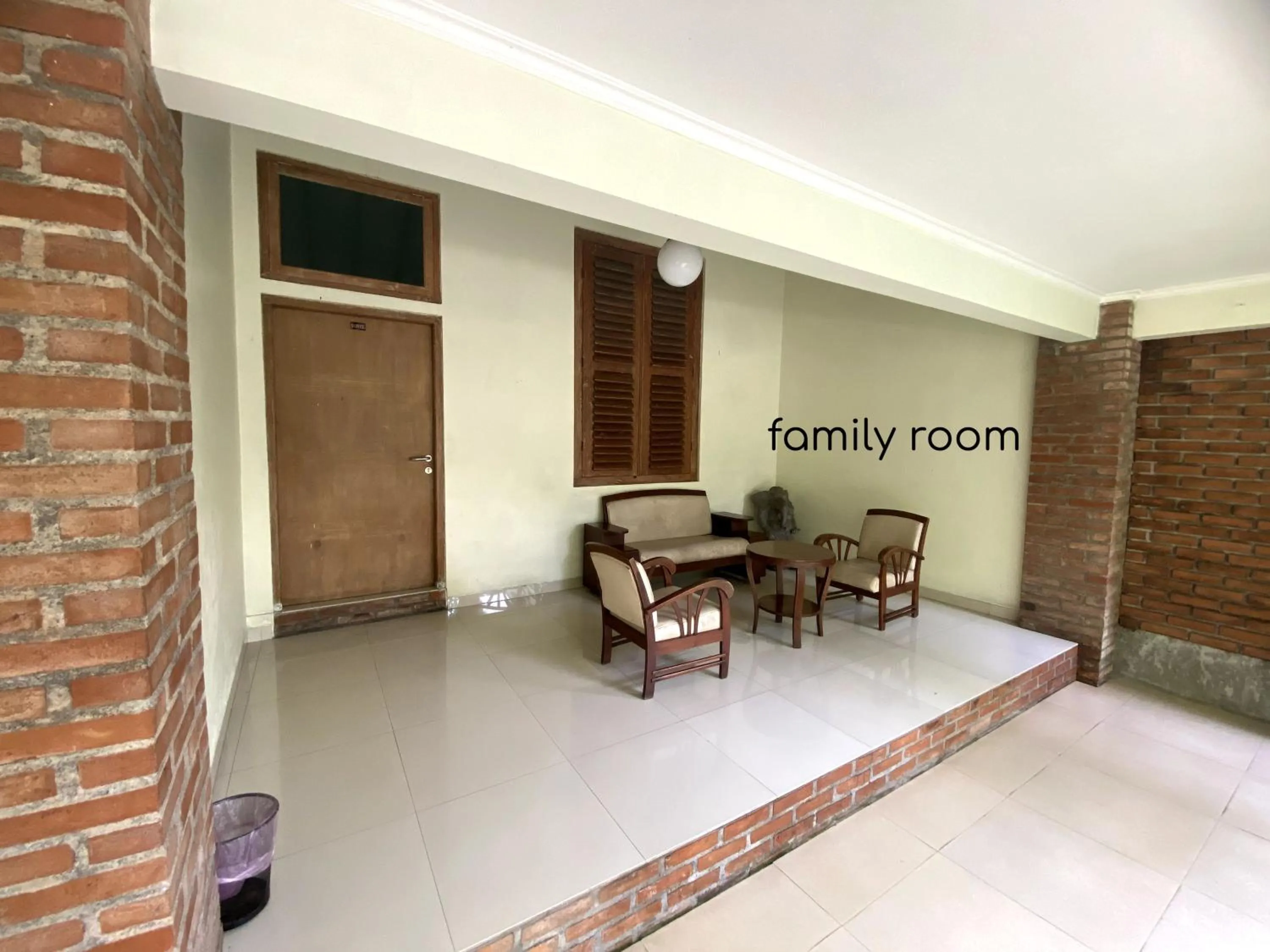 Seating area in Puri Pangeran Hotel