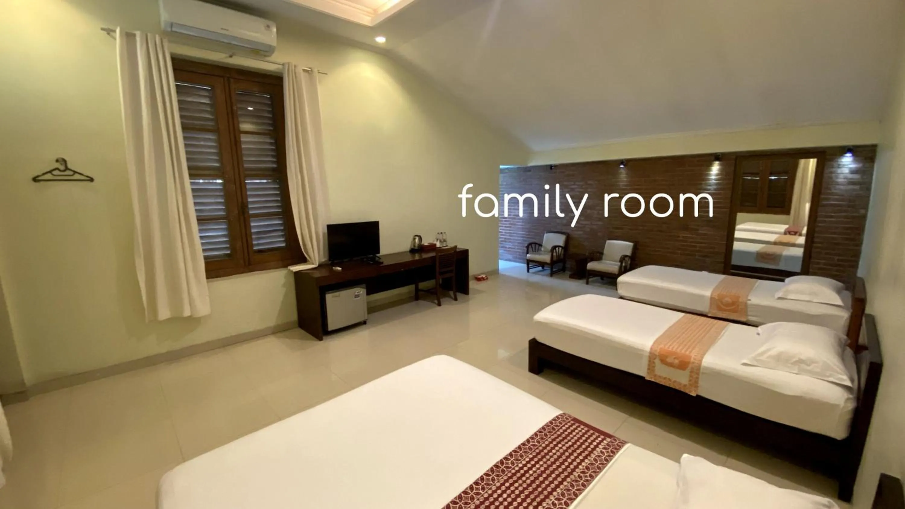 Bed in Puri Pangeran Hotel