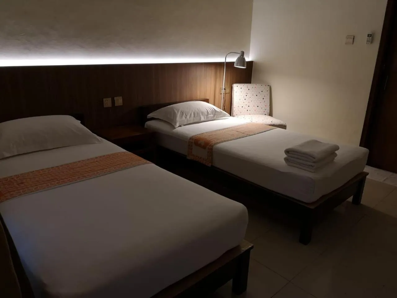 Bed in Puri Pangeran Hotel