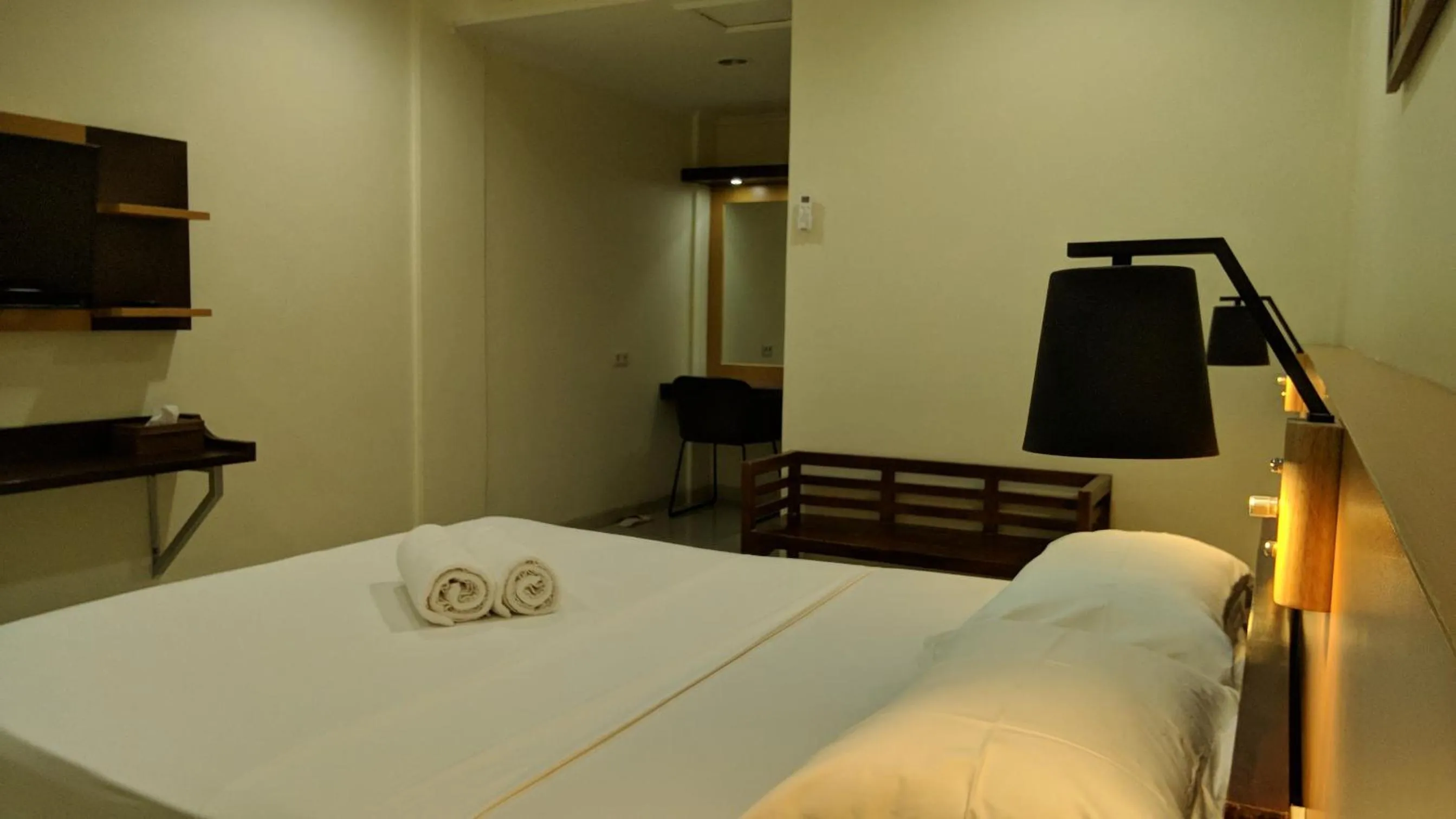 Bed in Puri Pangeran Hotel
