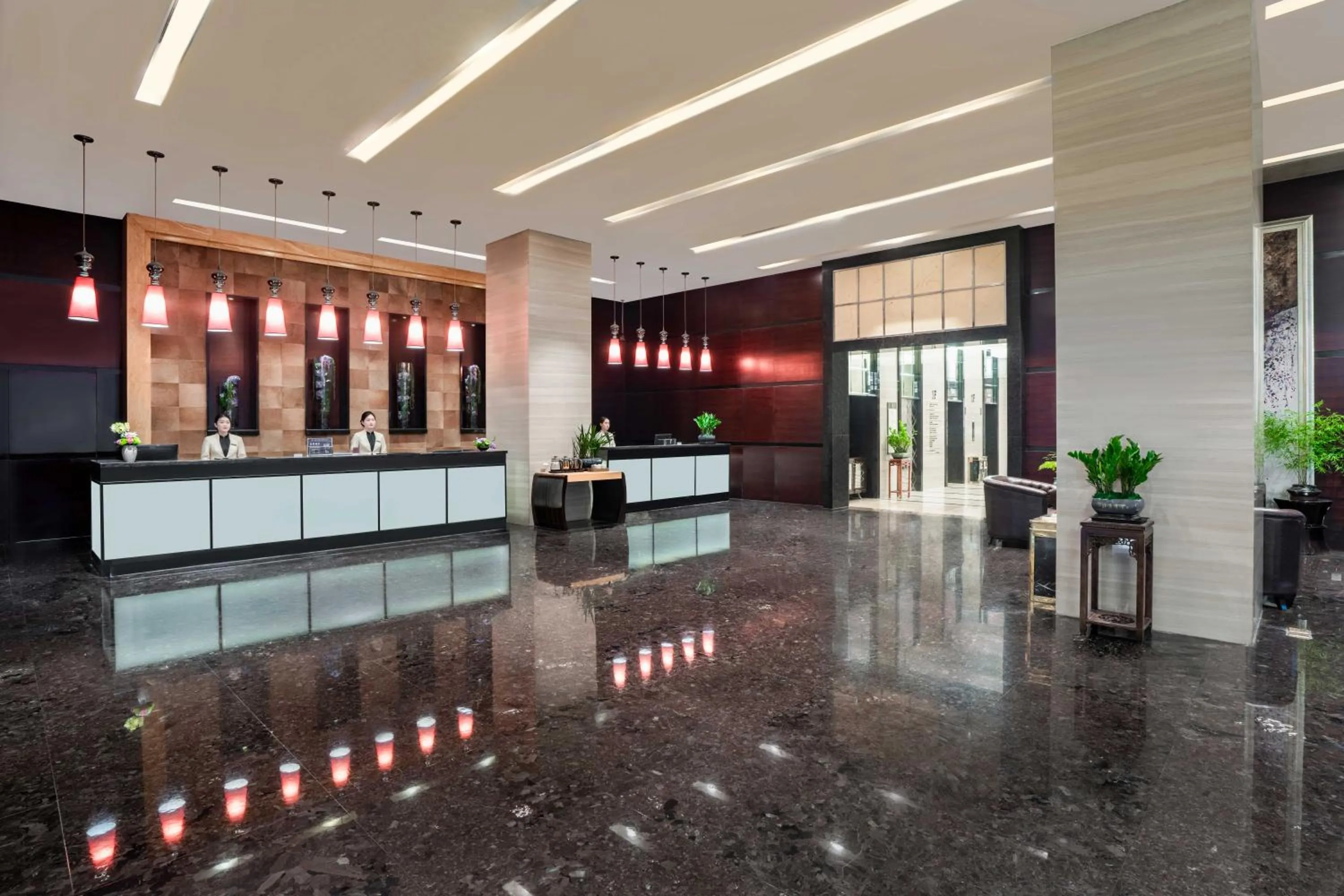 Lobby or reception in Zheng fang yuan international Hotel