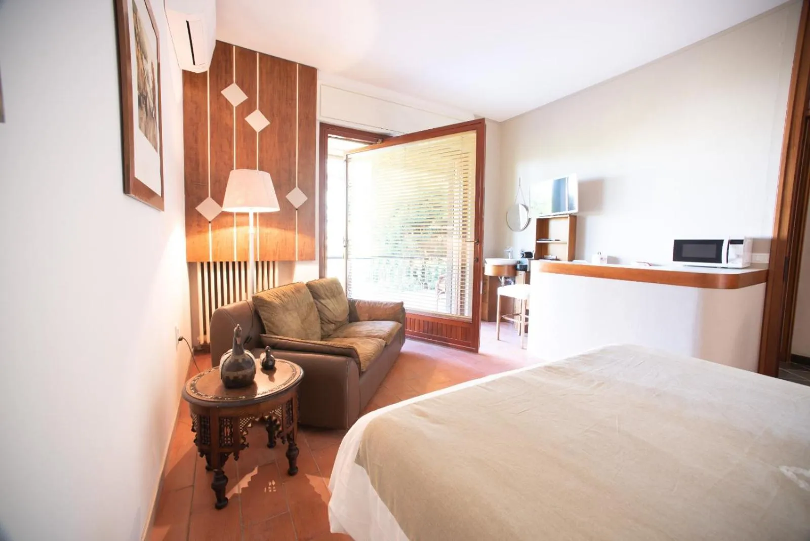 Living room, Bed in B&B Parco Antico