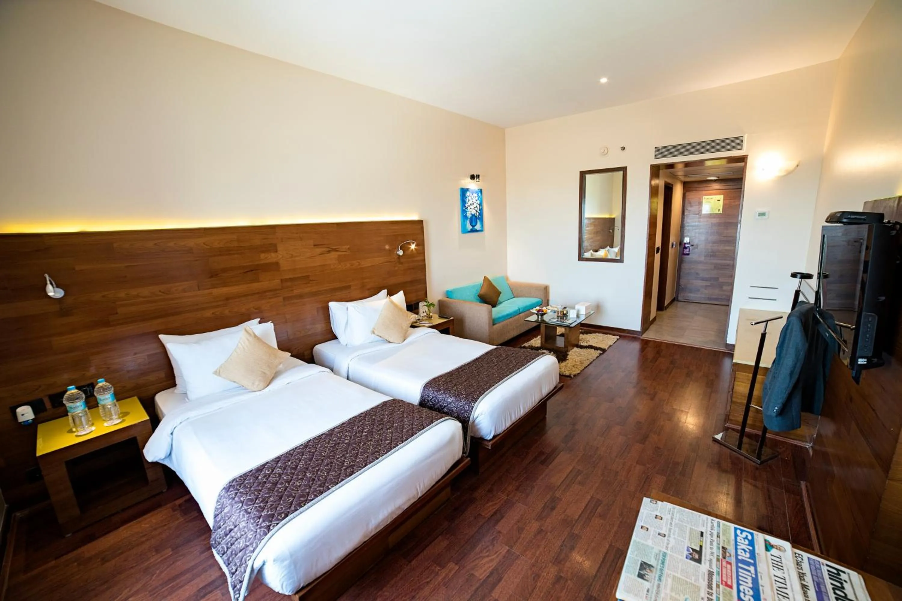 Bed in The Orchid Hotel Hinjewadi Pune