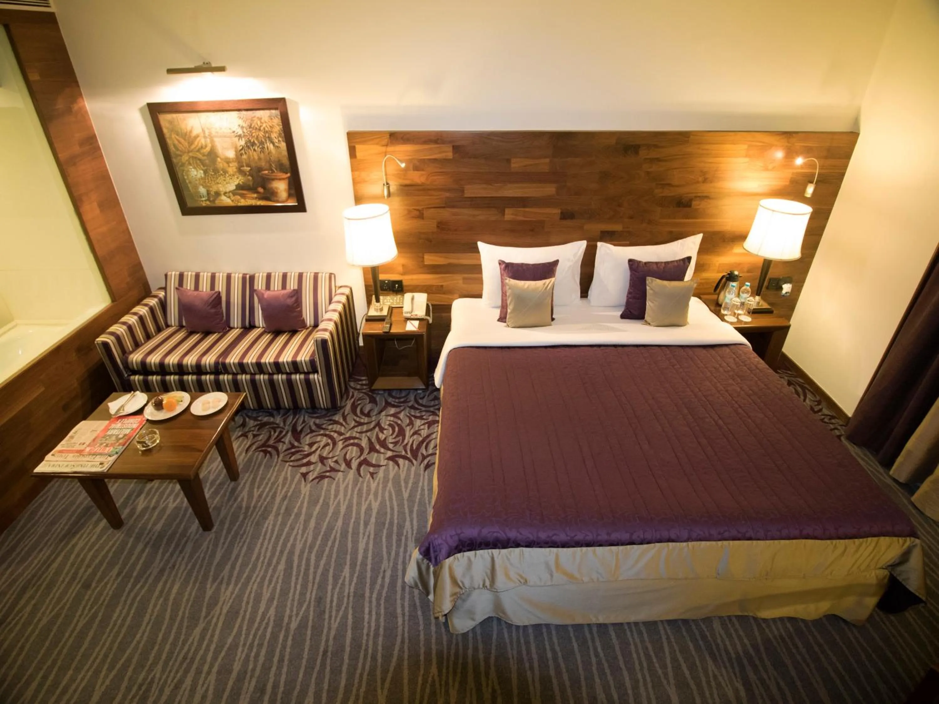 Bed in The Orchid Hotel Hinjewadi Pune