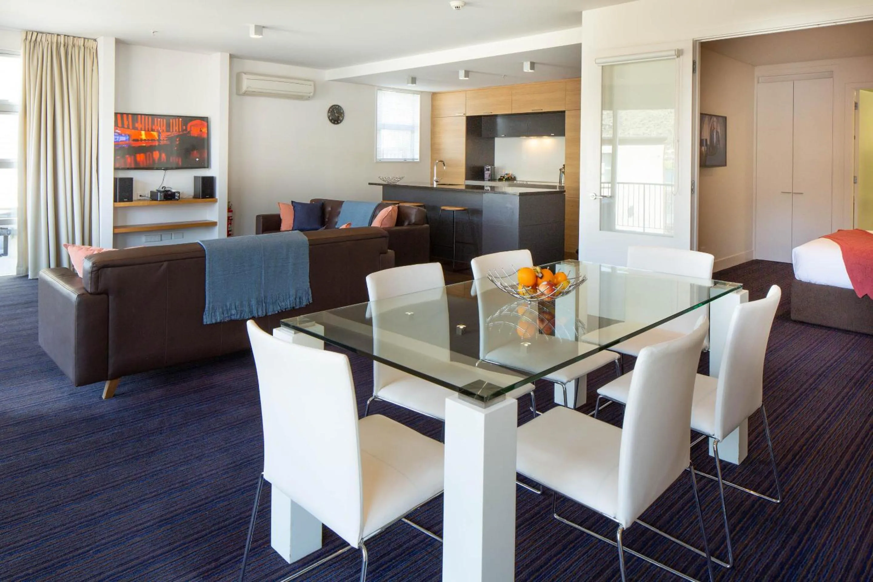 Dining area in Hello QT Marina