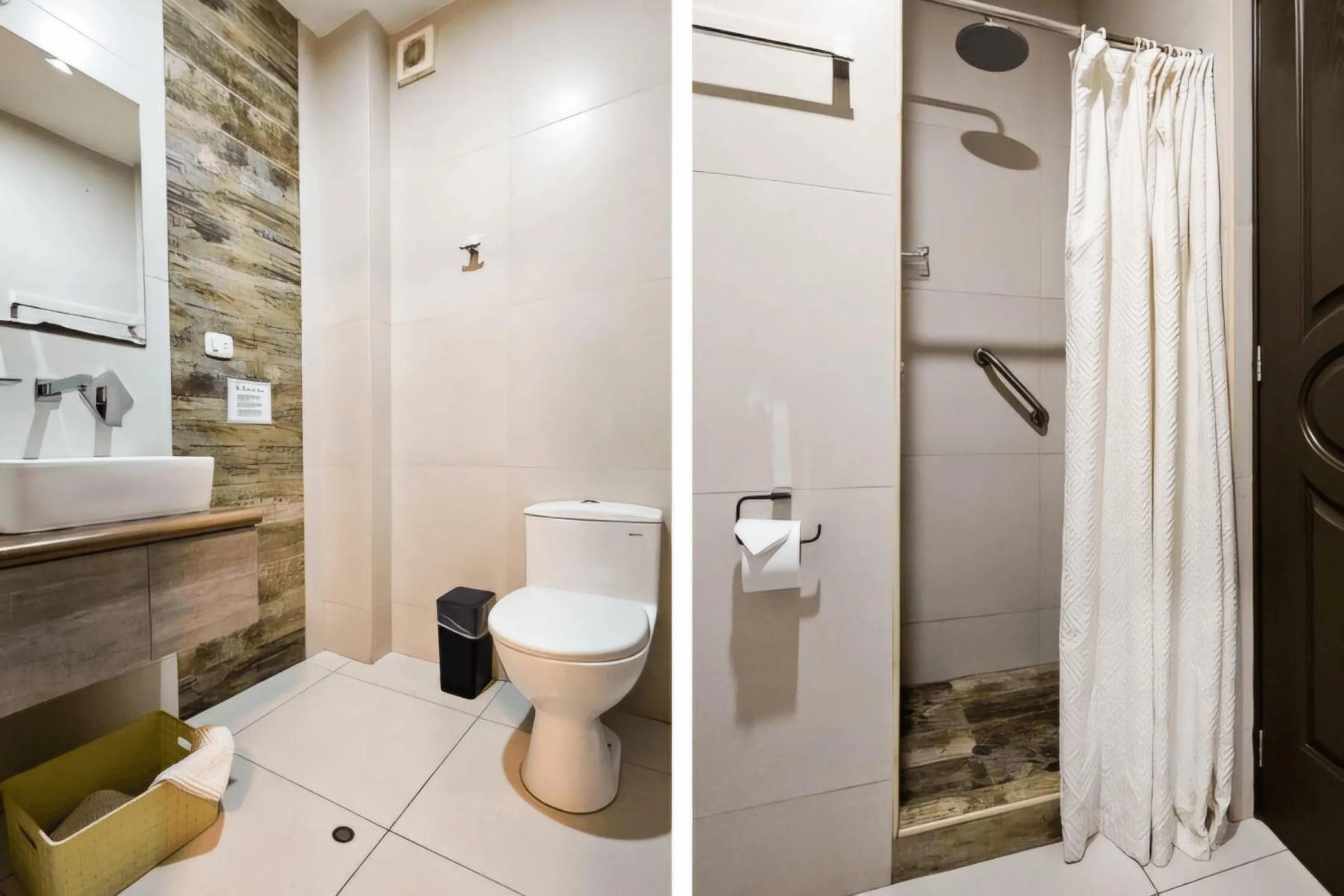 Shower in Hotel La Casa de Irma