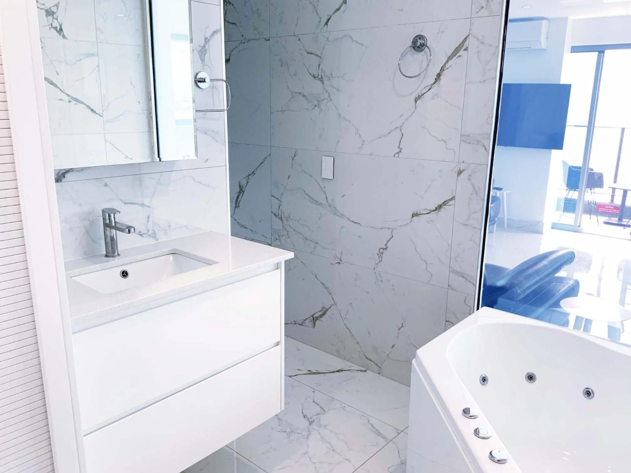 Bathroom in Beachfront Towers