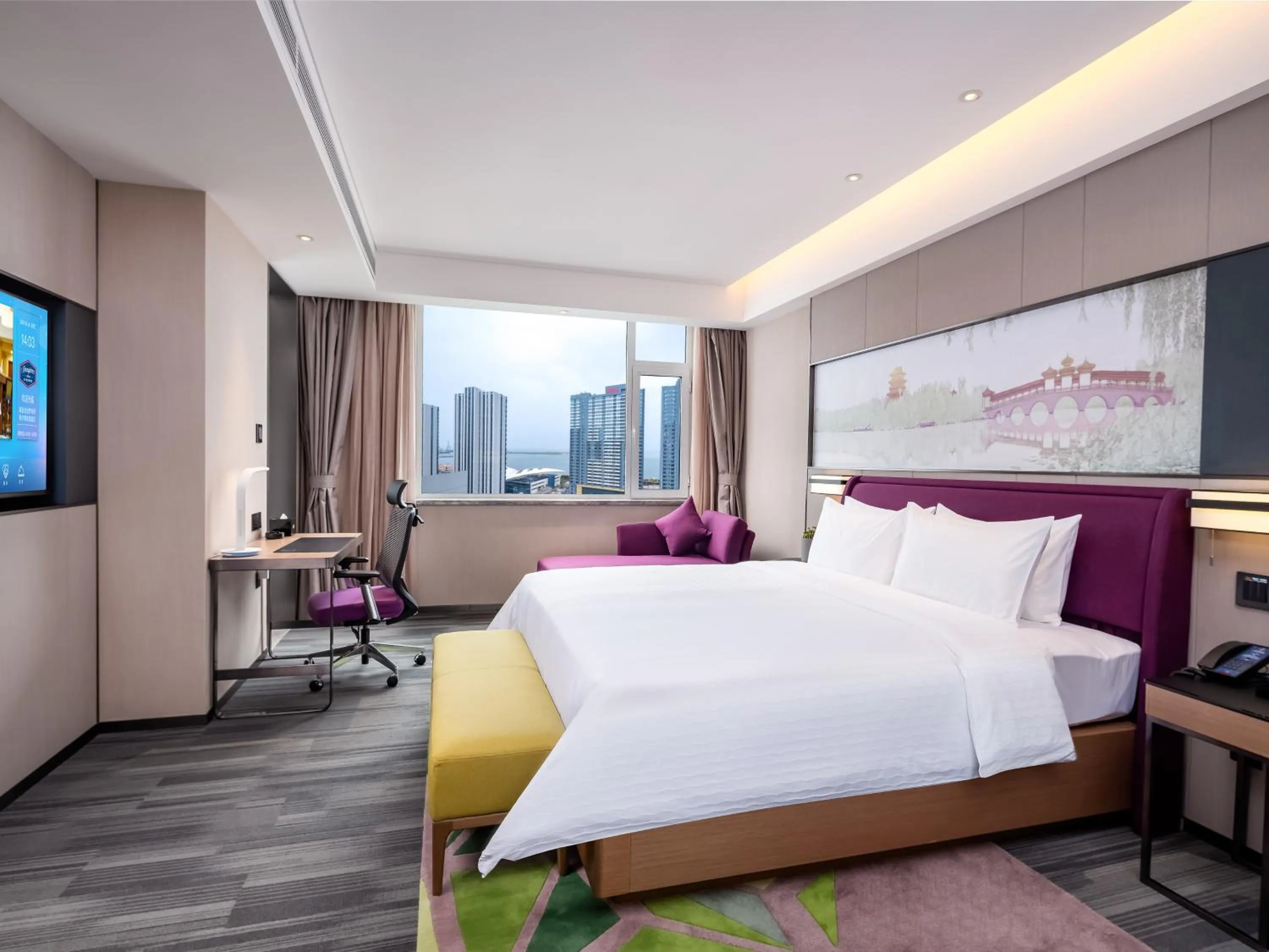 Bed in Hampton by Hilton Qinhuangdao Jinmeng Bay