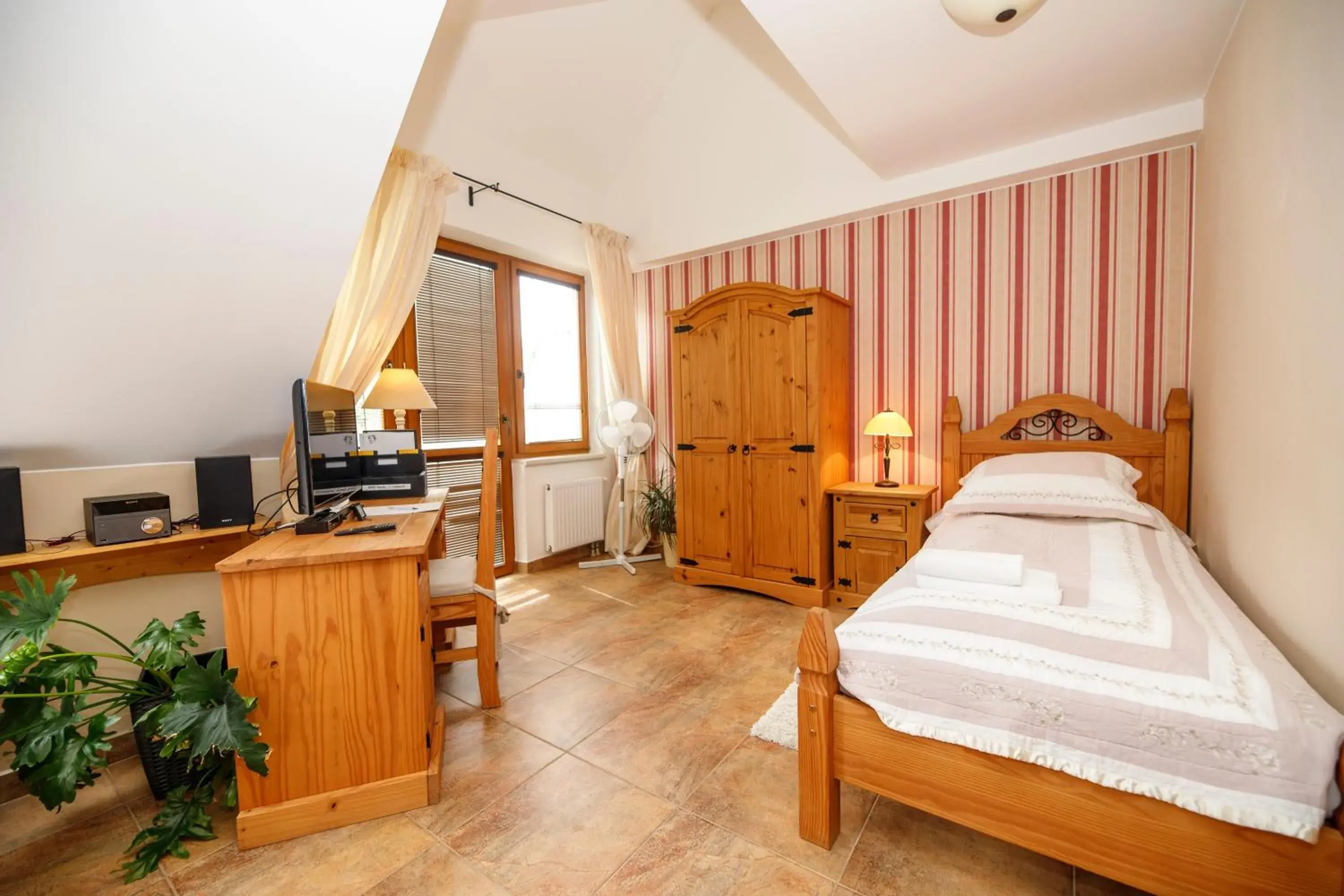 Superior Twin Room with Garden View in Penzion Sonáta Superior Twin Room with Garden View in Penzion Sonáta