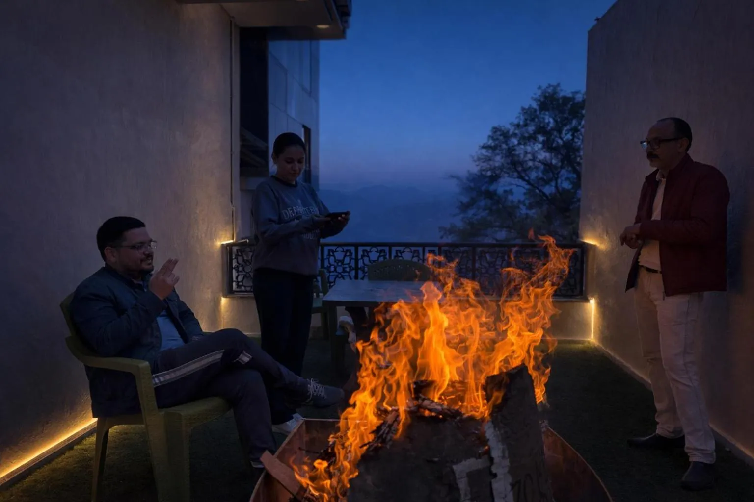 Night in Mussoorie Residency