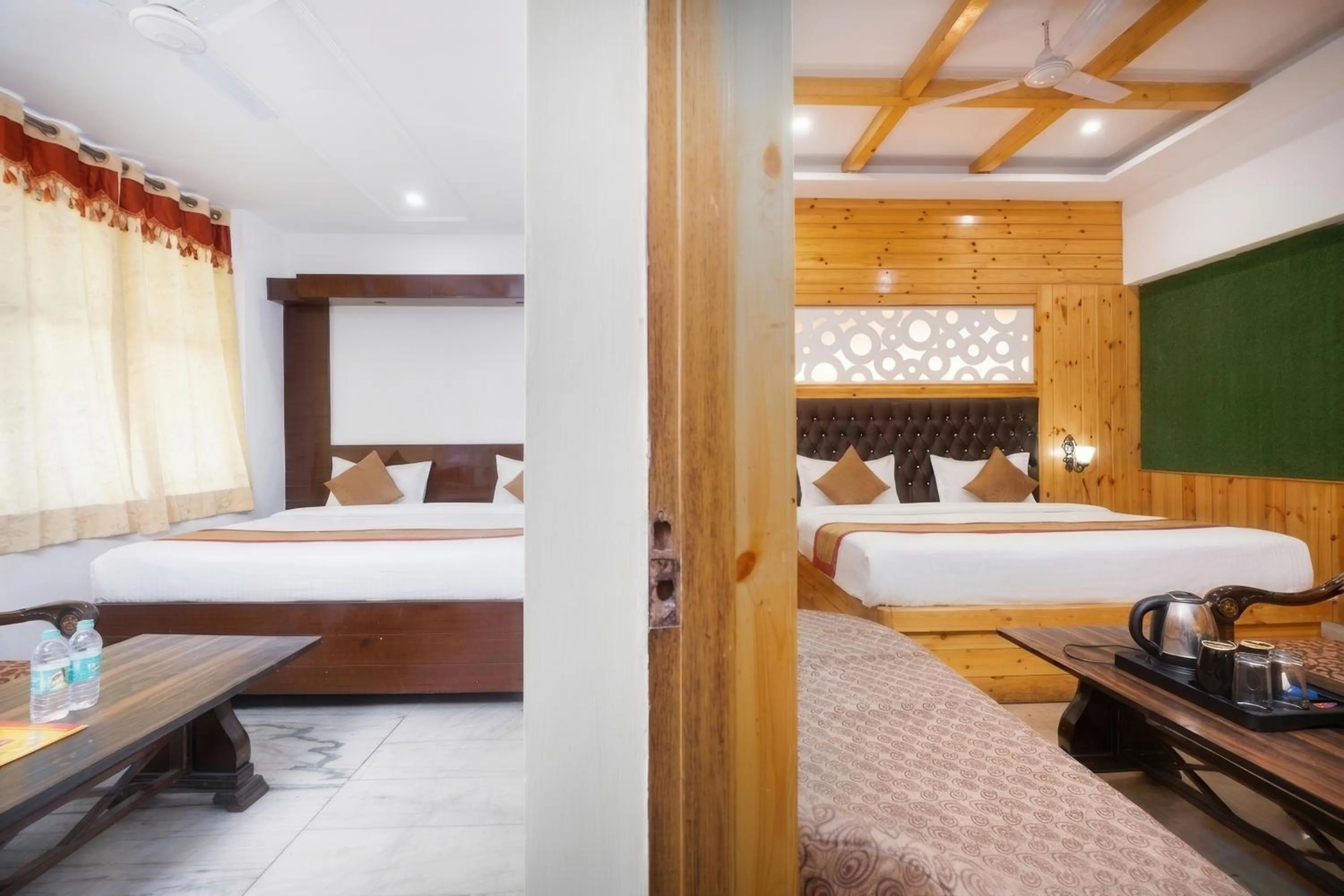 View (from property/room), Bed in Mussoorie Residency