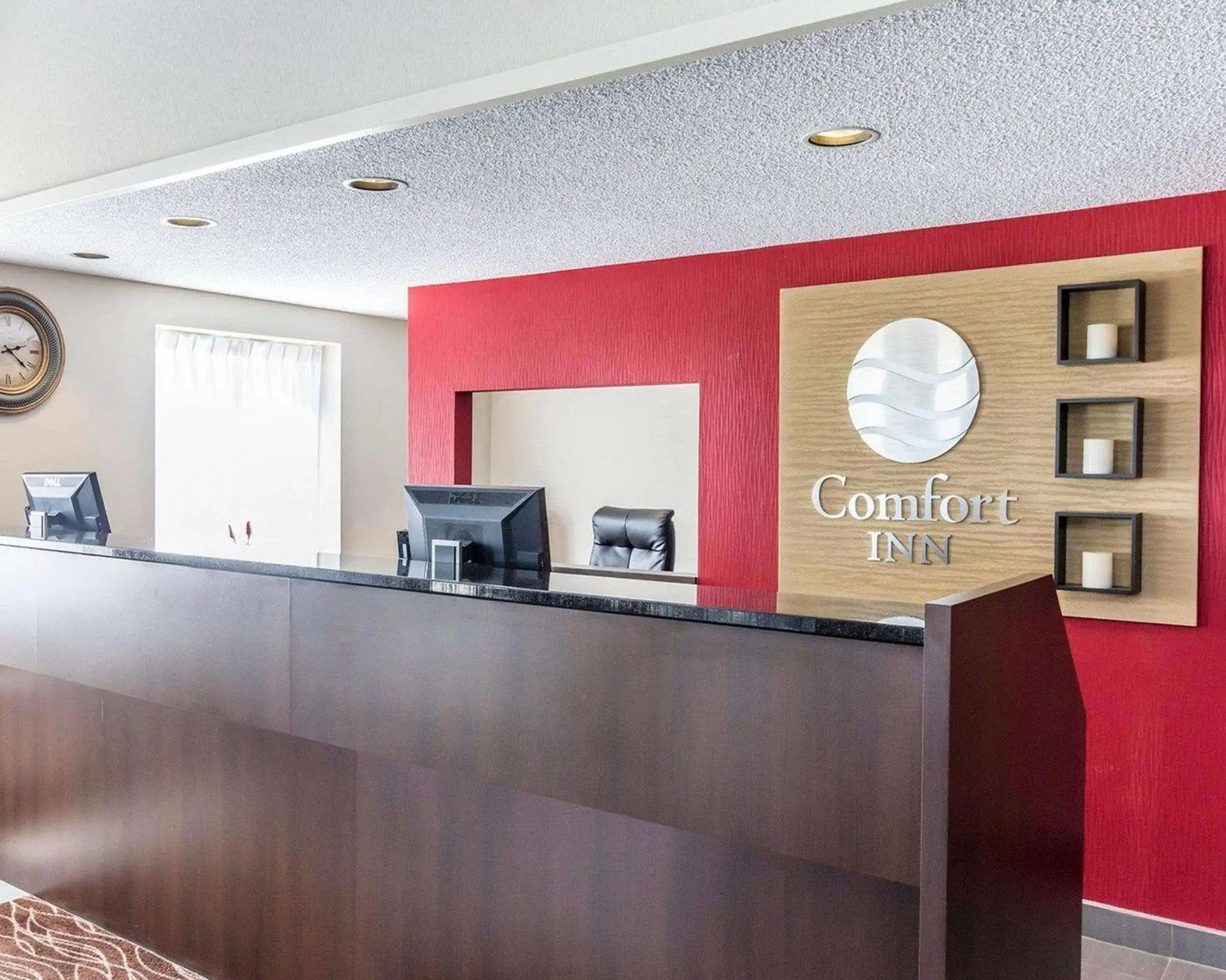 Lobby or reception in Comfort Inn Thetford Mines Lobby or reception in Comfort Inn Thetford Mines