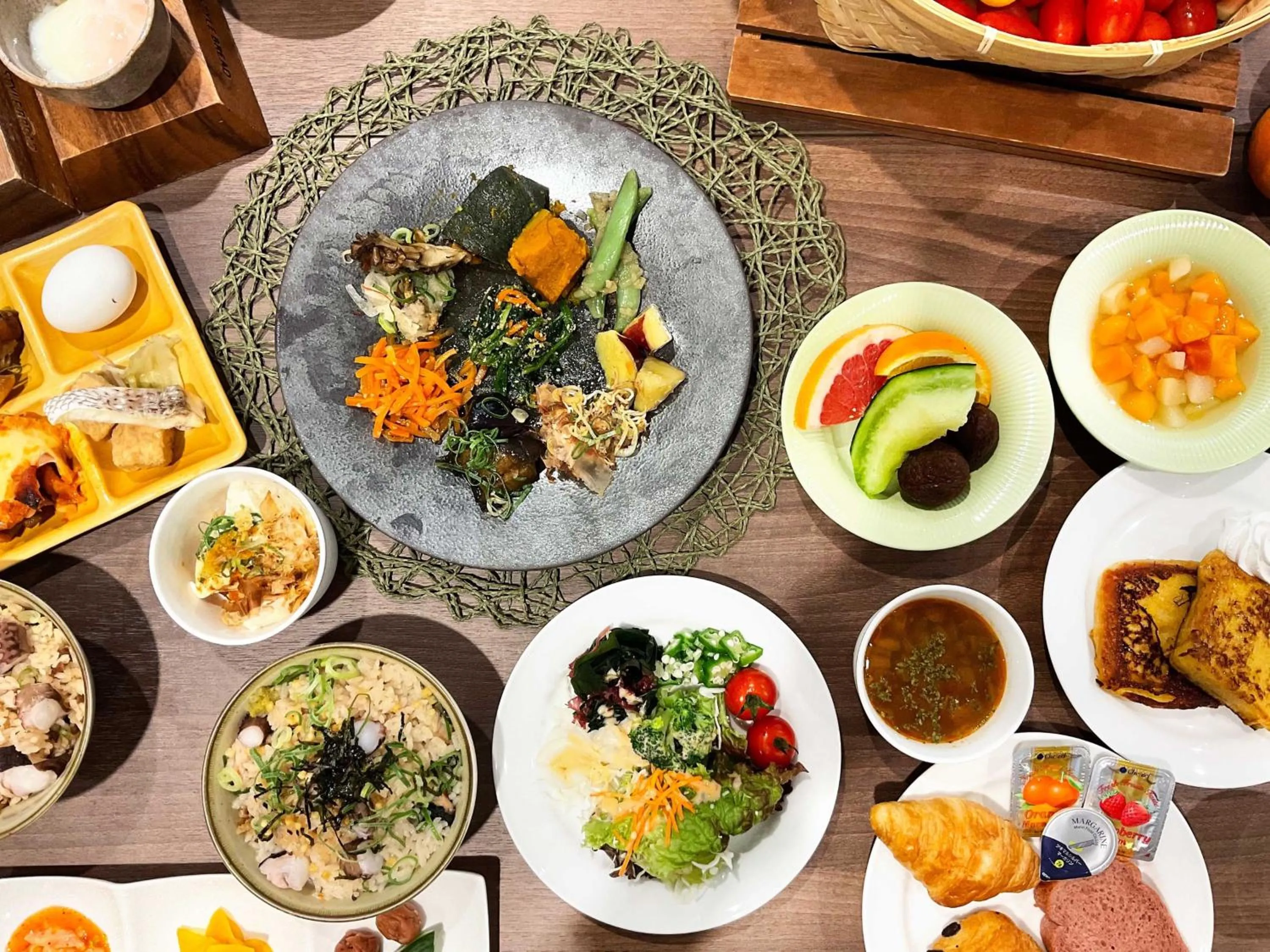 Restaurant/places to eat in Tabino Hotel Kurashiki Mizushima