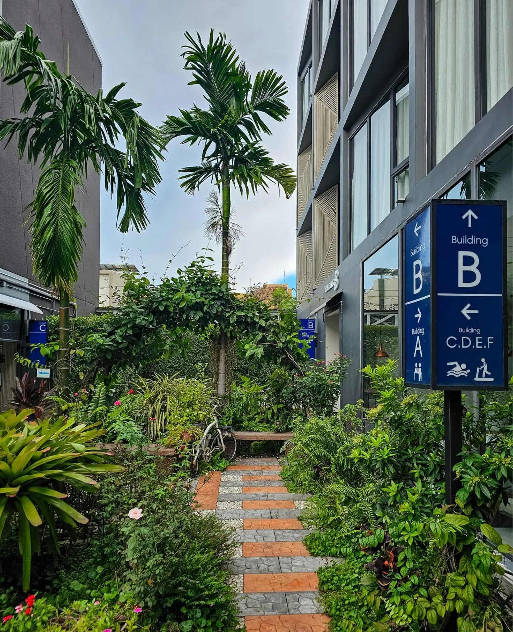 Garden view in Canalis Suvarnabhumi Airport Hotel