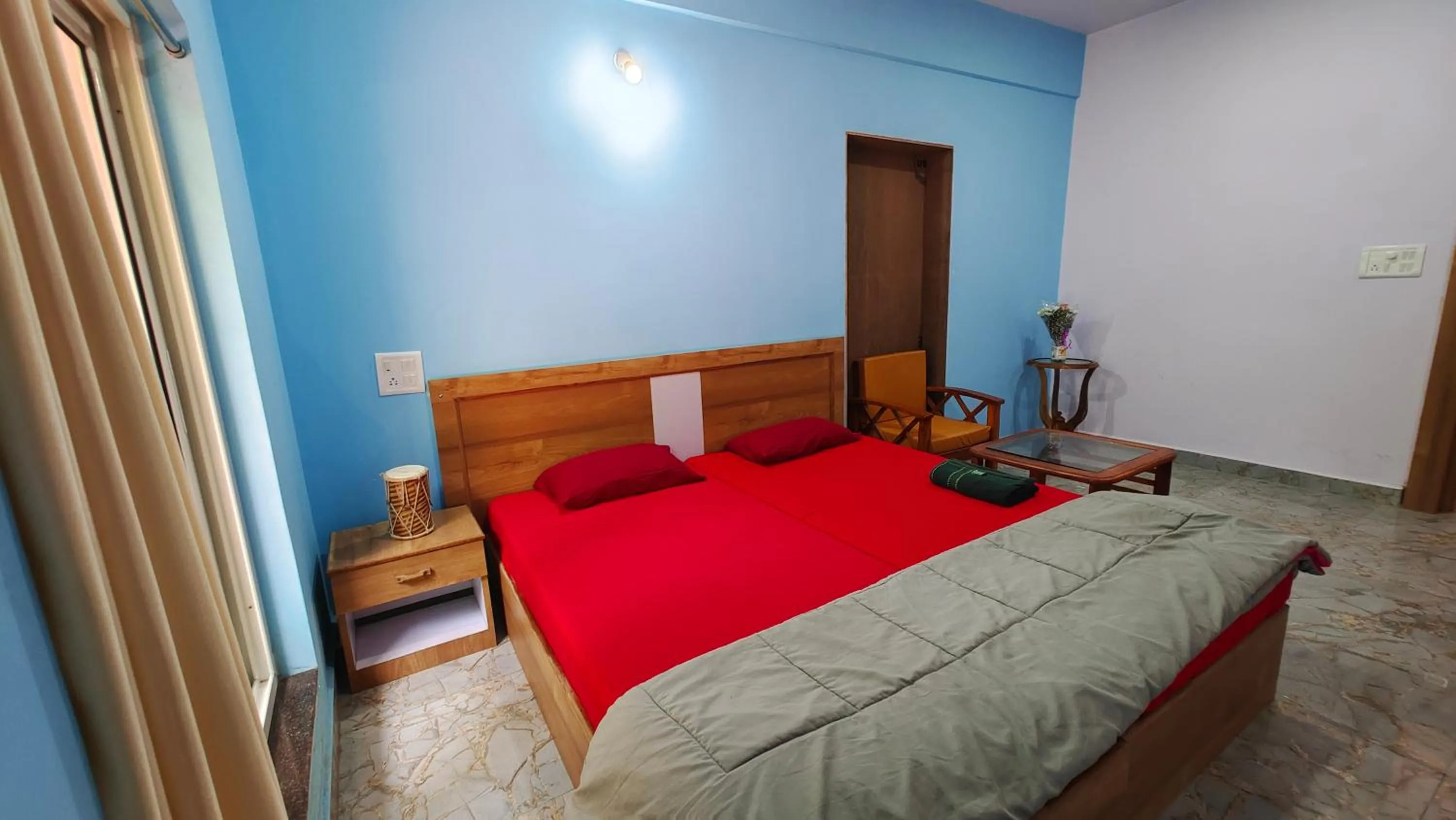 Bedroom, Bed in AYM Yoga Resort Arambol GOA