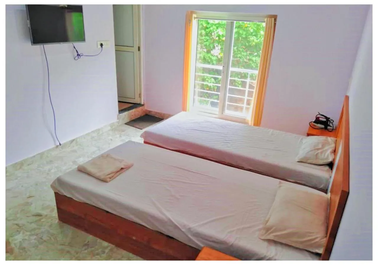 Bedroom, Bed in AYM Yoga Resort Arambol GOA