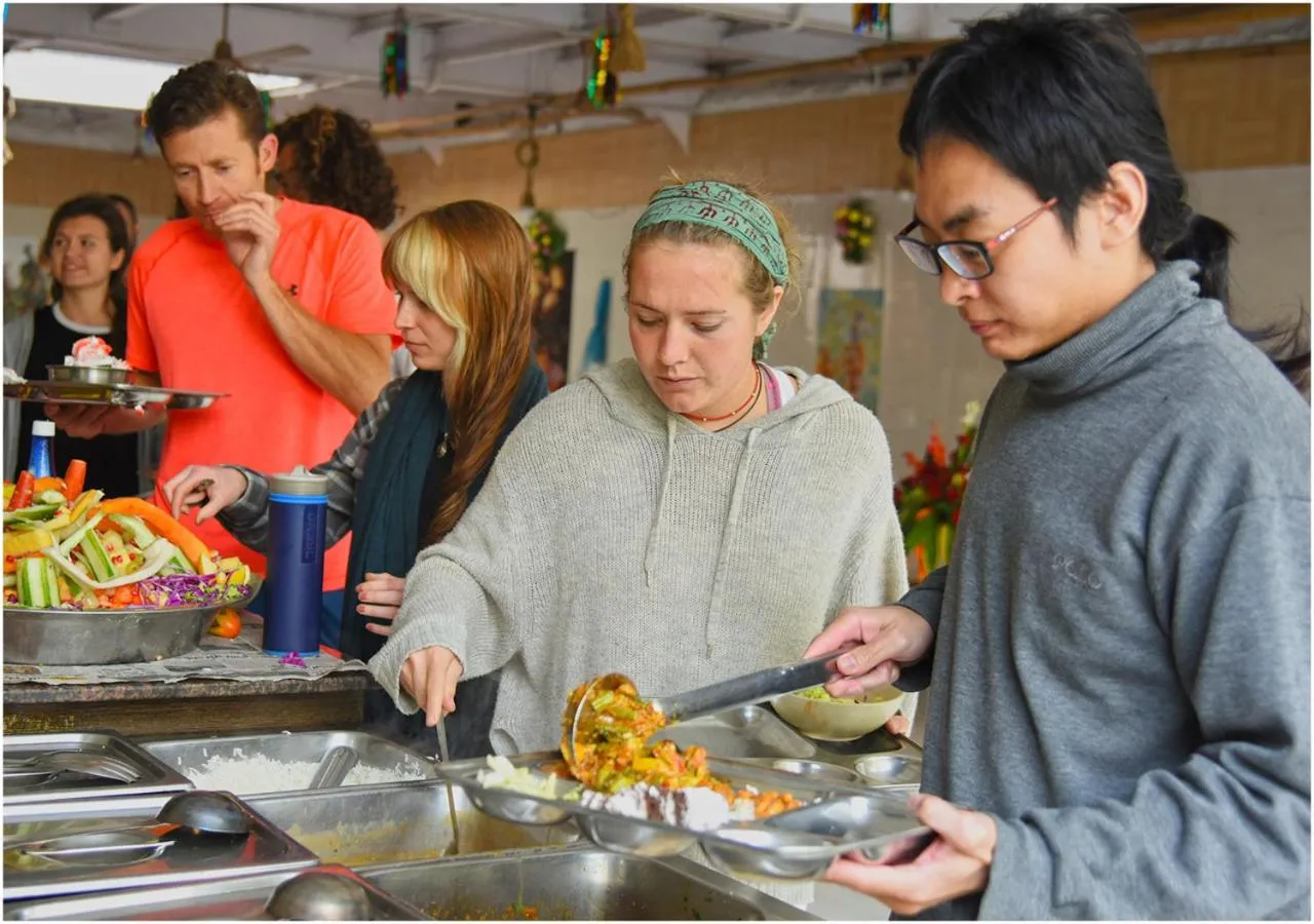 Food and drinks in AYM Yoga Resort Arambol GOA