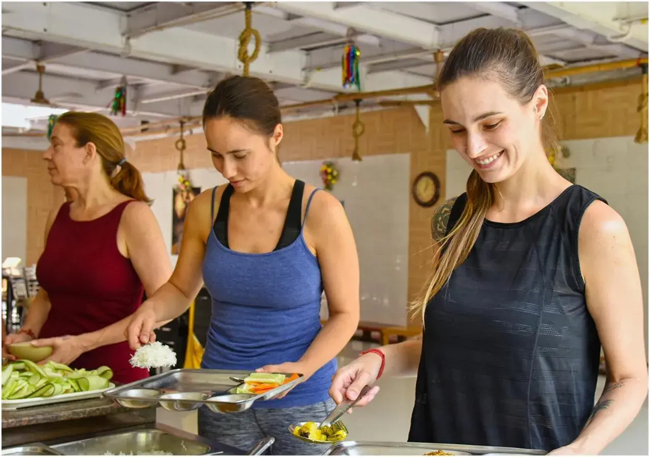 Restaurant/places to eat in AYM Yoga Resort Arambol GOA Restaurant/places to eat in AYM Yoga Resort Arambol GOA