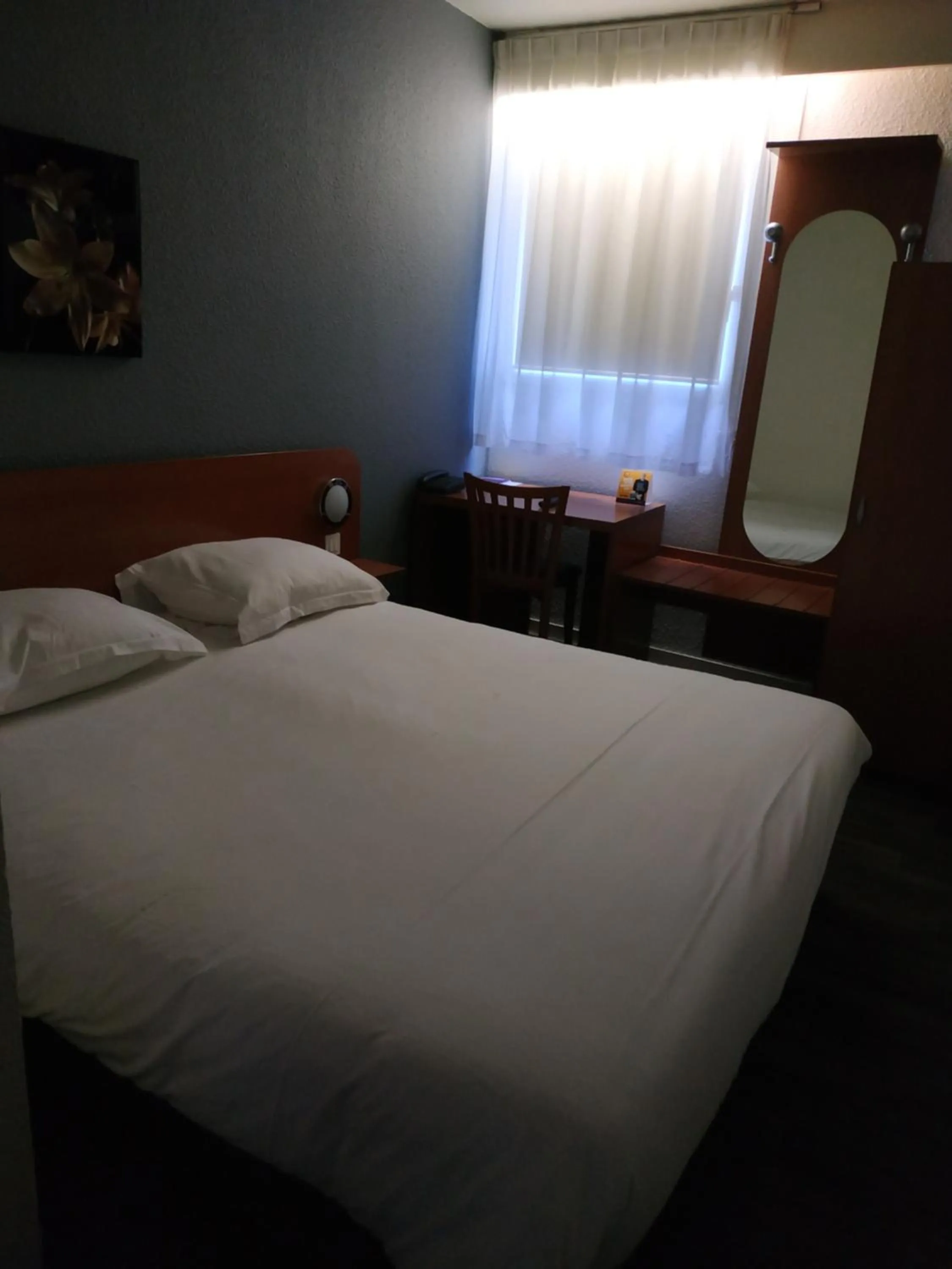 Photo of the whole room, Bed in Hotel - Restaurant du Lac - Agen