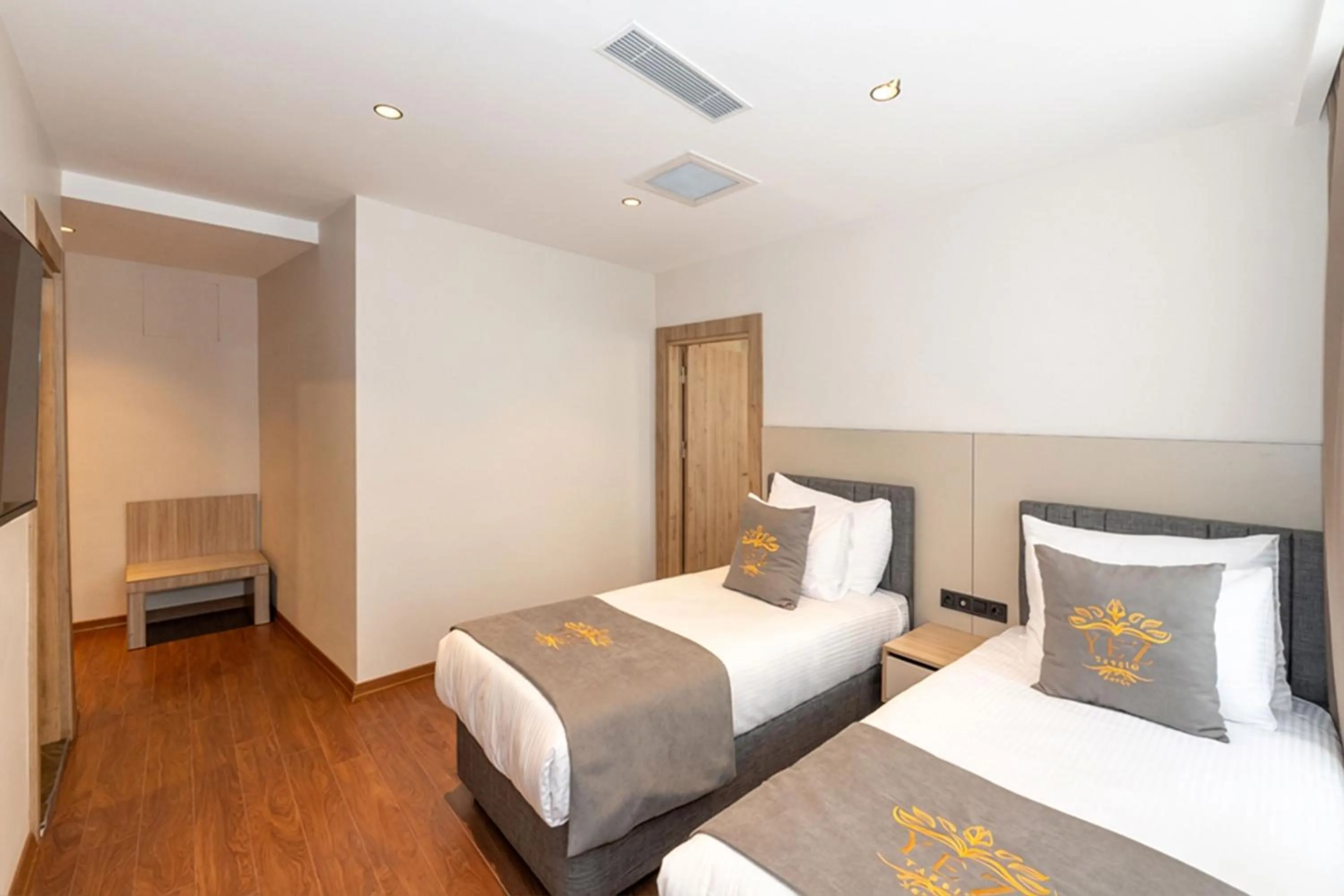 Bed in Yez Boutique Hotel