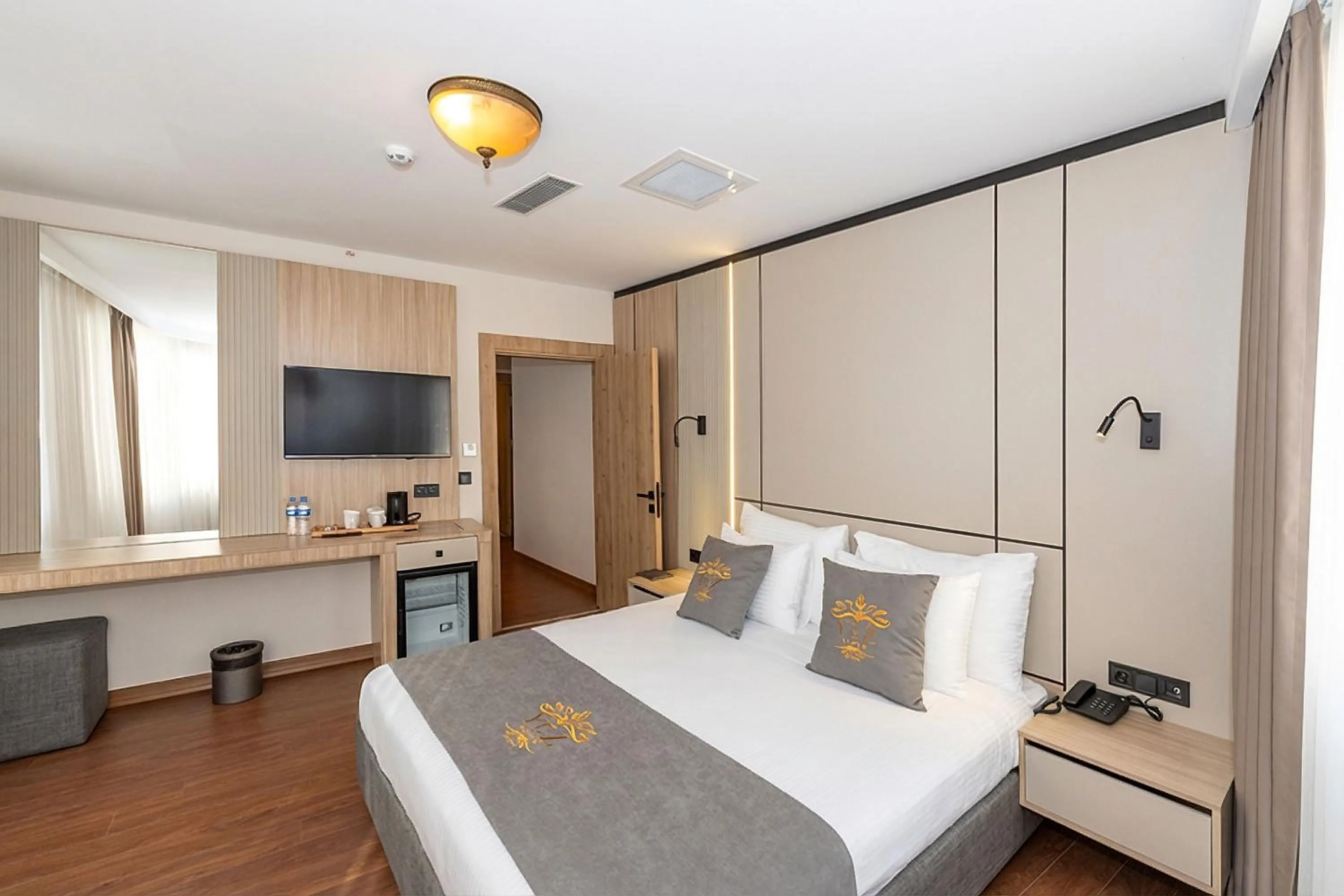 Bed in Yez Boutique Hotel