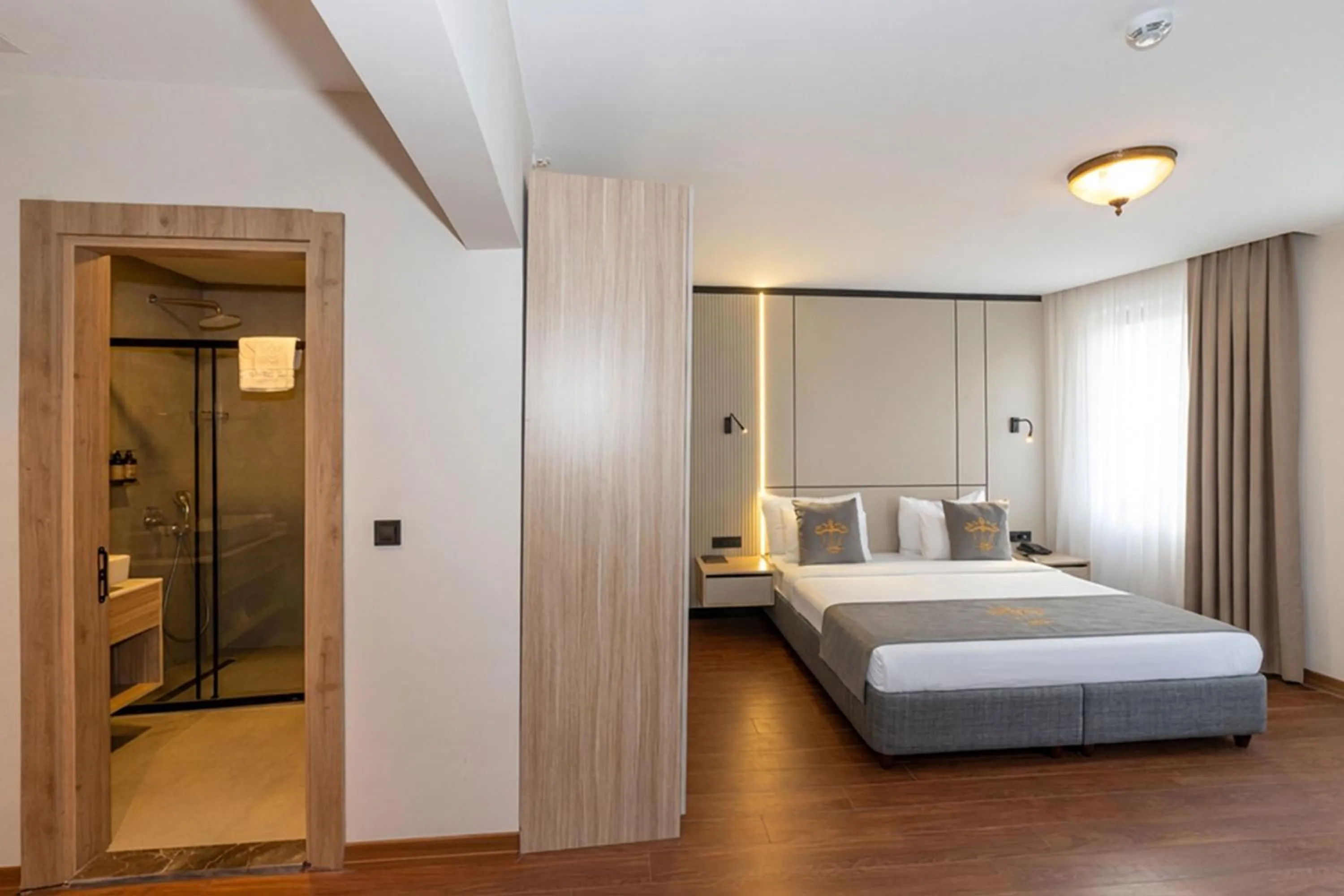 Bed in Yez Boutique Hotel