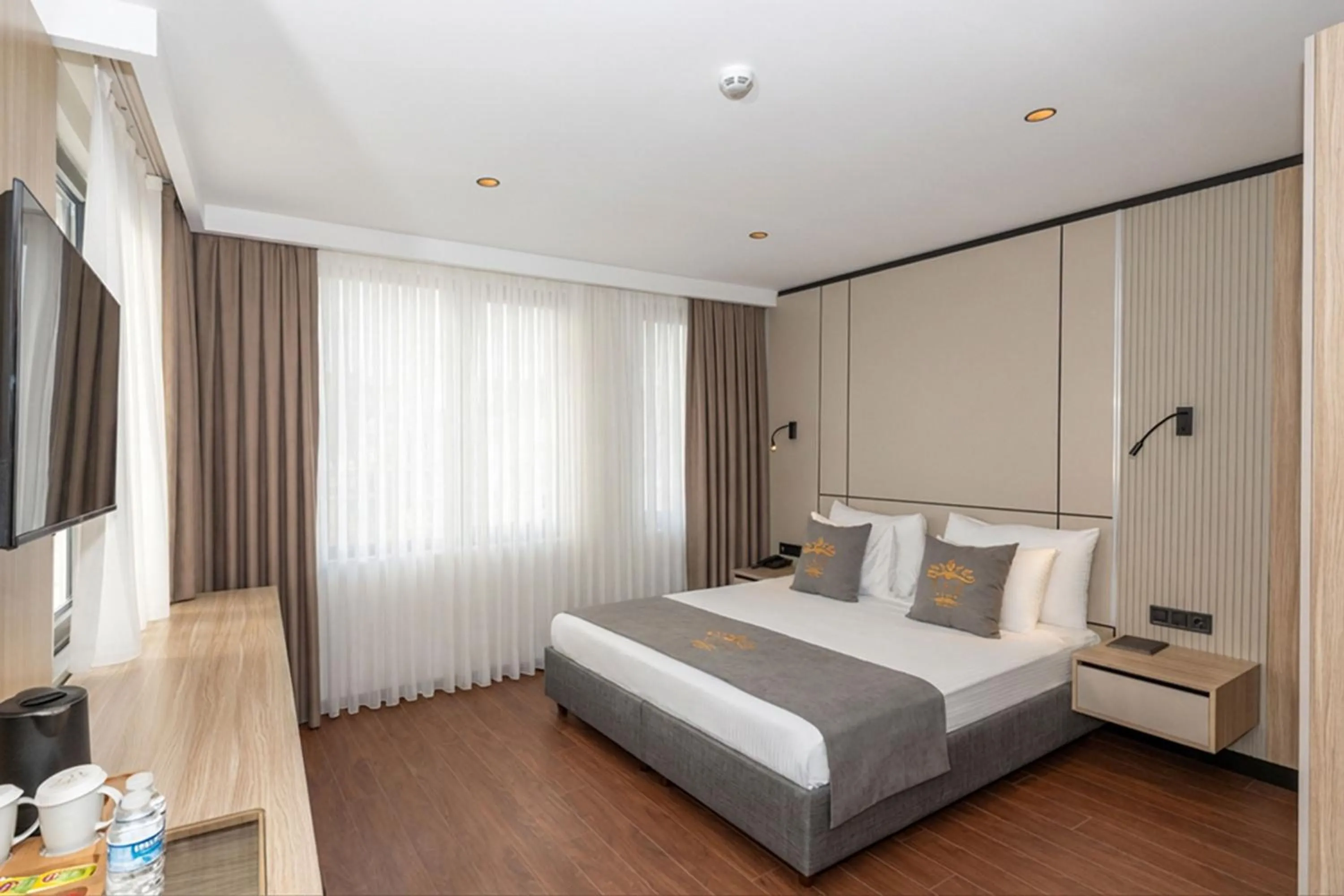 Bed in Yez Boutique Hotel