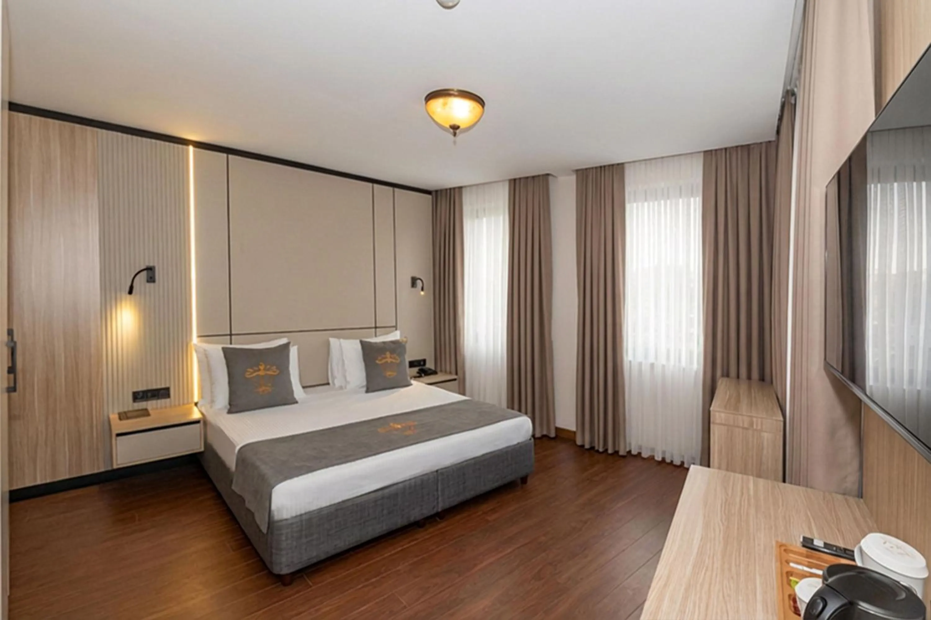 Bed in Yez Boutique Hotel