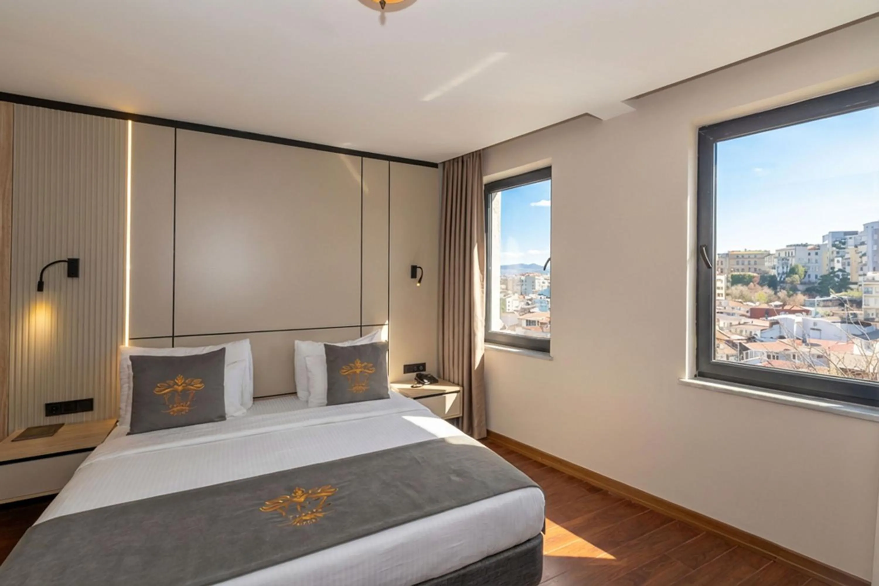 Bed in Yez Boutique Hotel