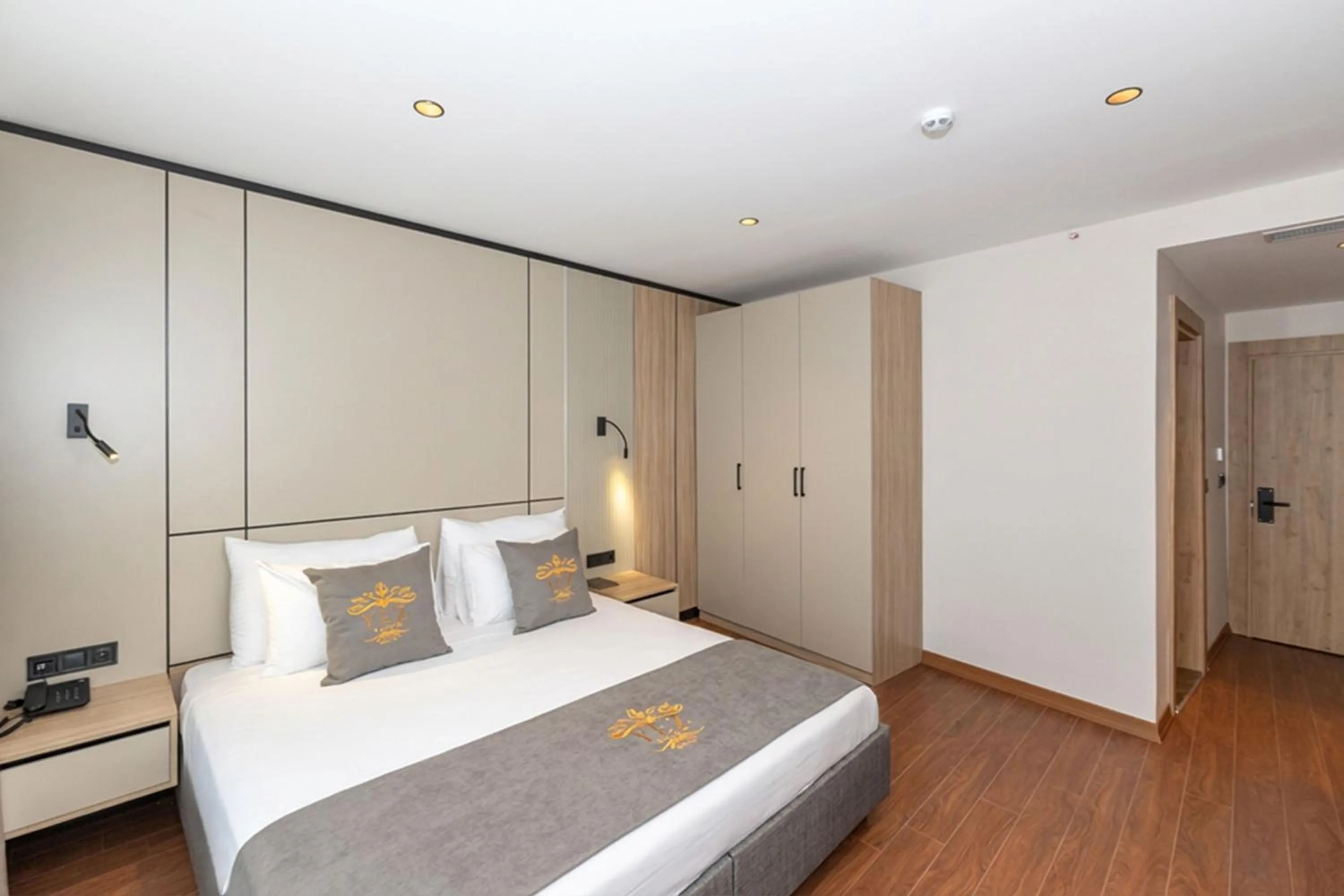 Bed in Yez Boutique Hotel