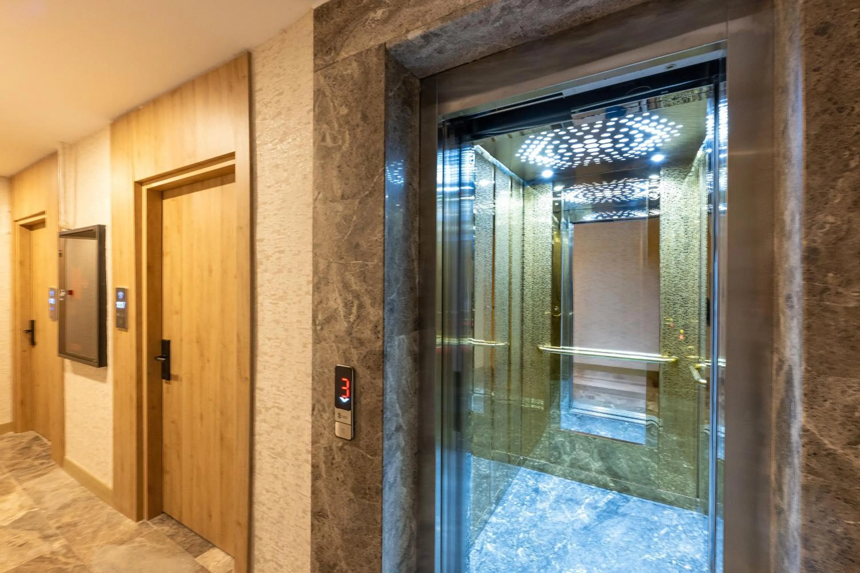 elevator in Yez Boutique Hotel