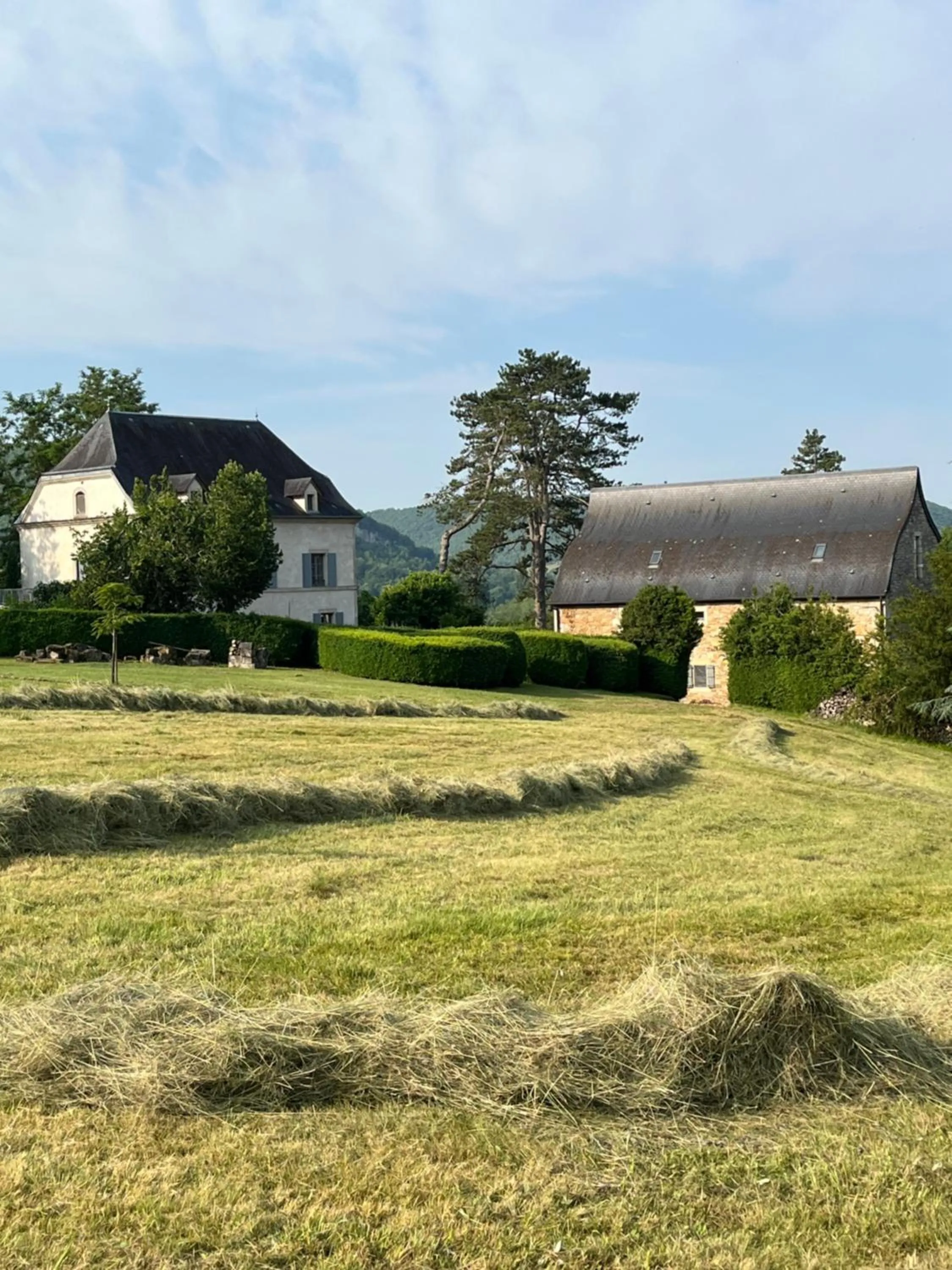 Garden view in Domaine Le Broual
