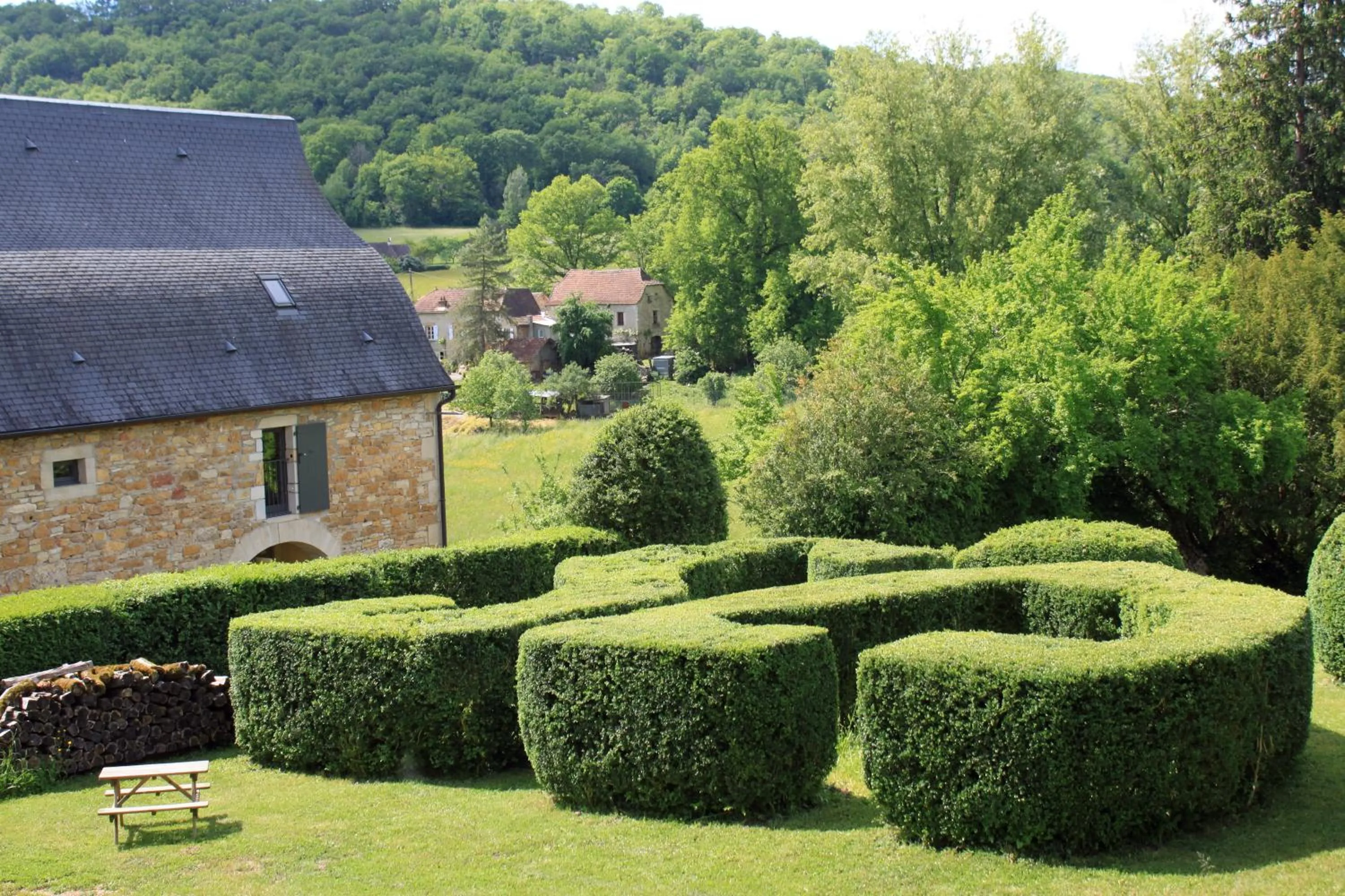 Garden in Domaine Le Broual
