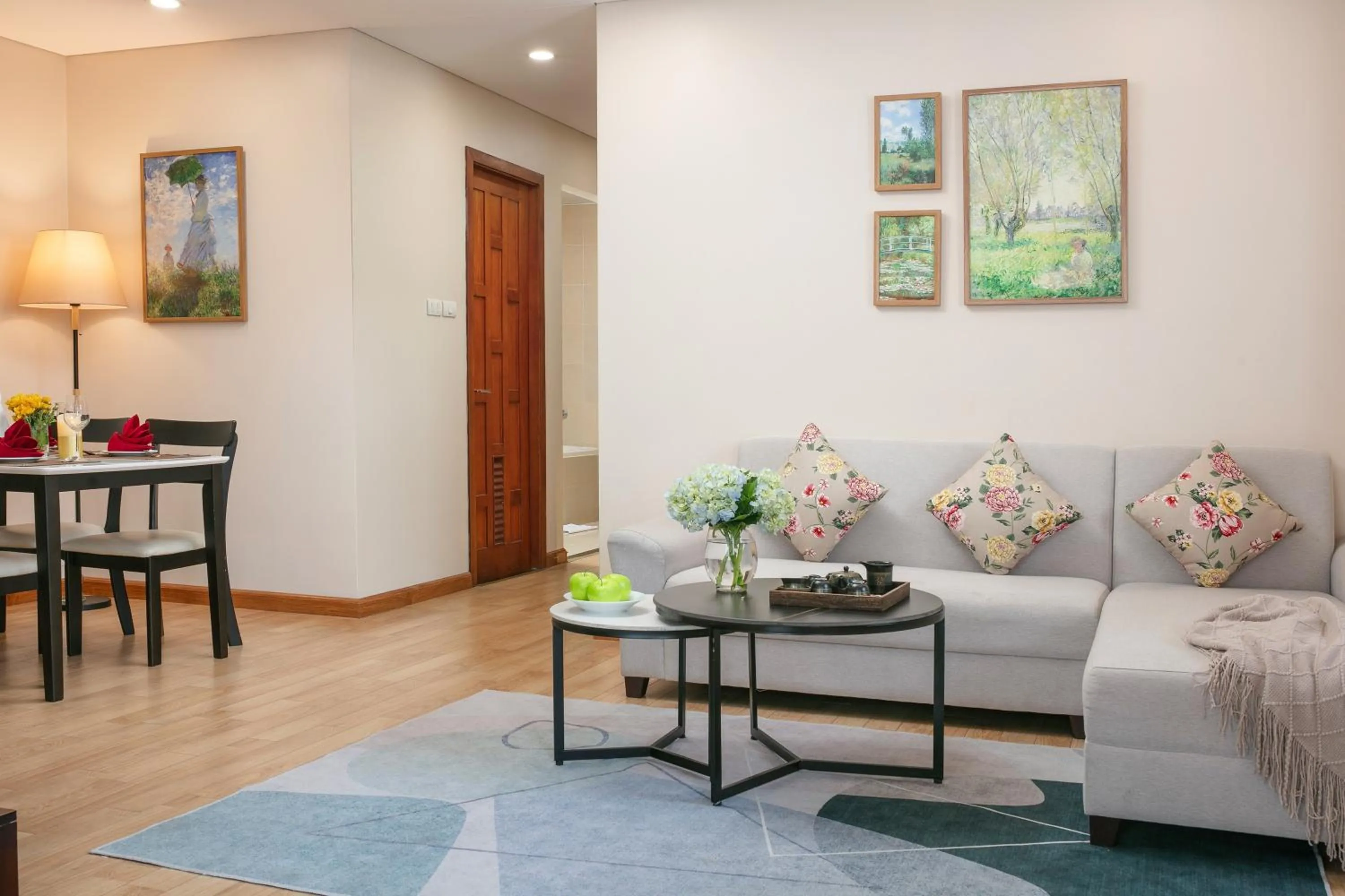 Living room in HB Serviced Apartment - 121B Quan Hoa