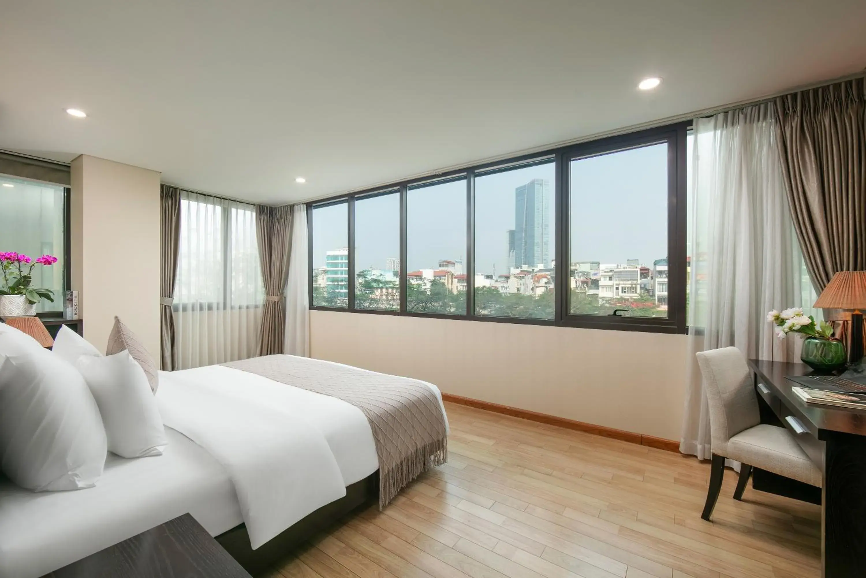 Bedroom, Bed in HB Serviced Apartment - 121B Quan Hoa Bedroom, Bed in HB Serviced Apartment - 121B Quan Hoa