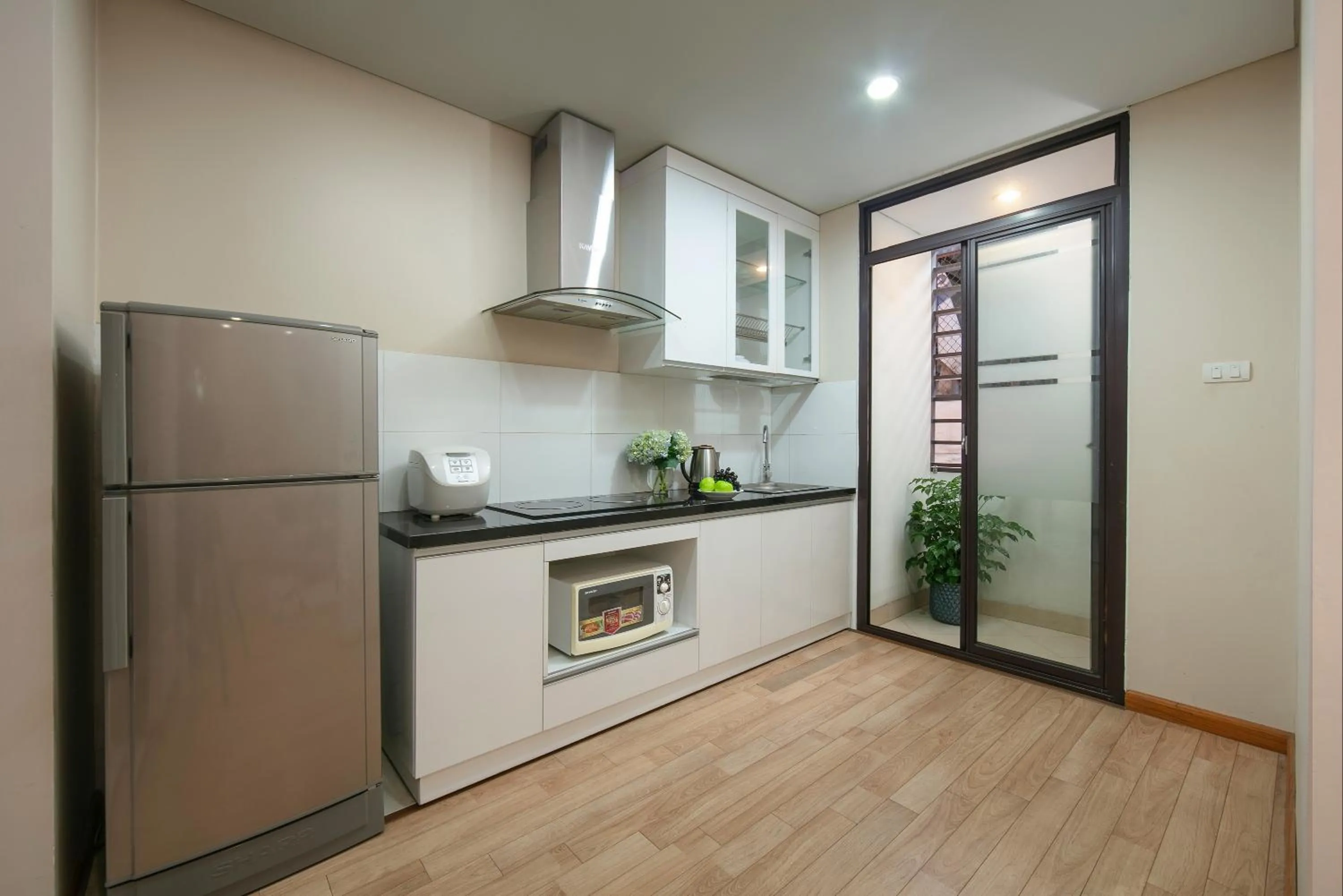 Kitchen or kitchenette in HB Serviced Apartment - 121B Quan Hoa