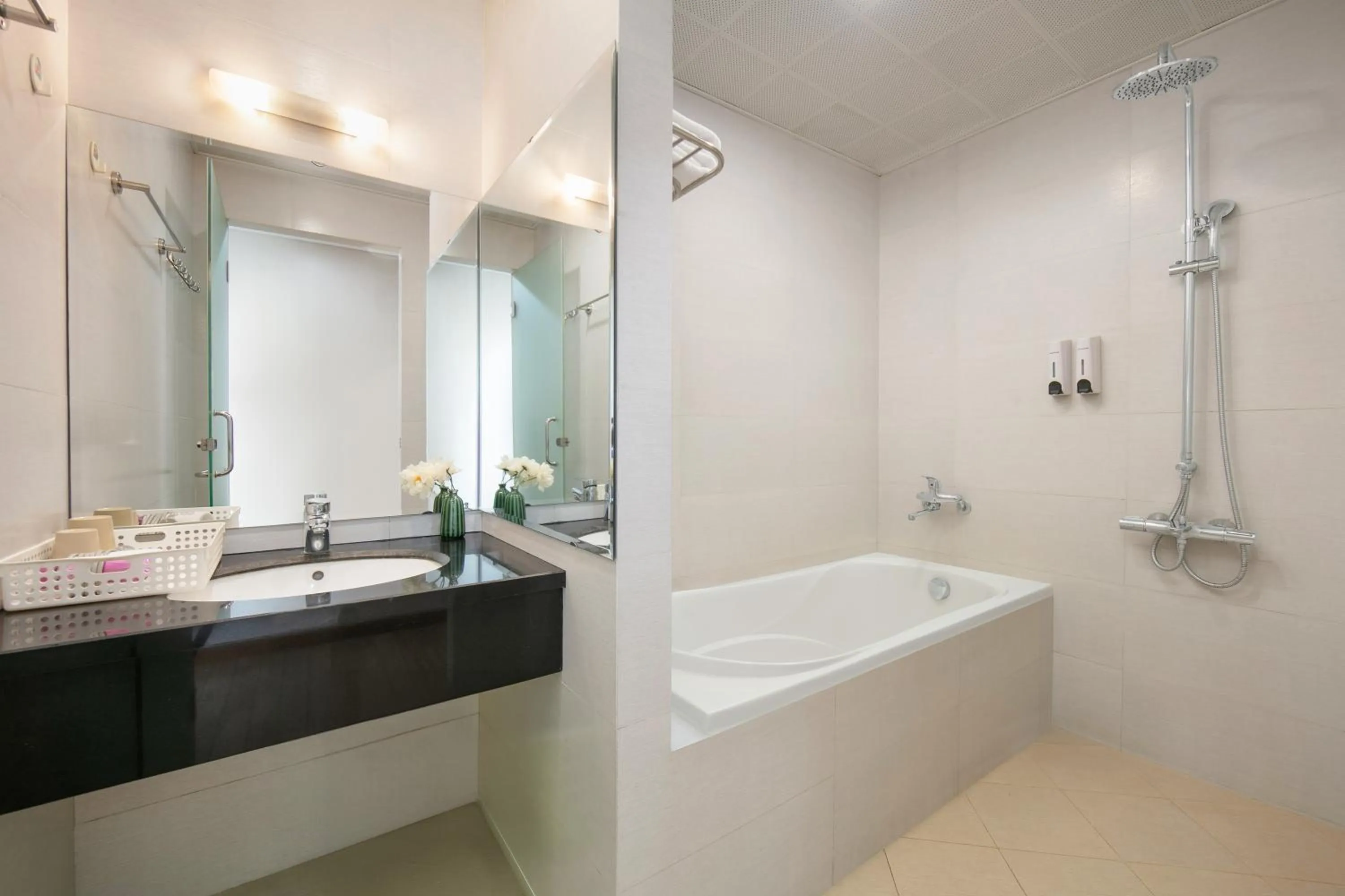 Bathroom in HB Serviced Apartment - 121B Quan Hoa