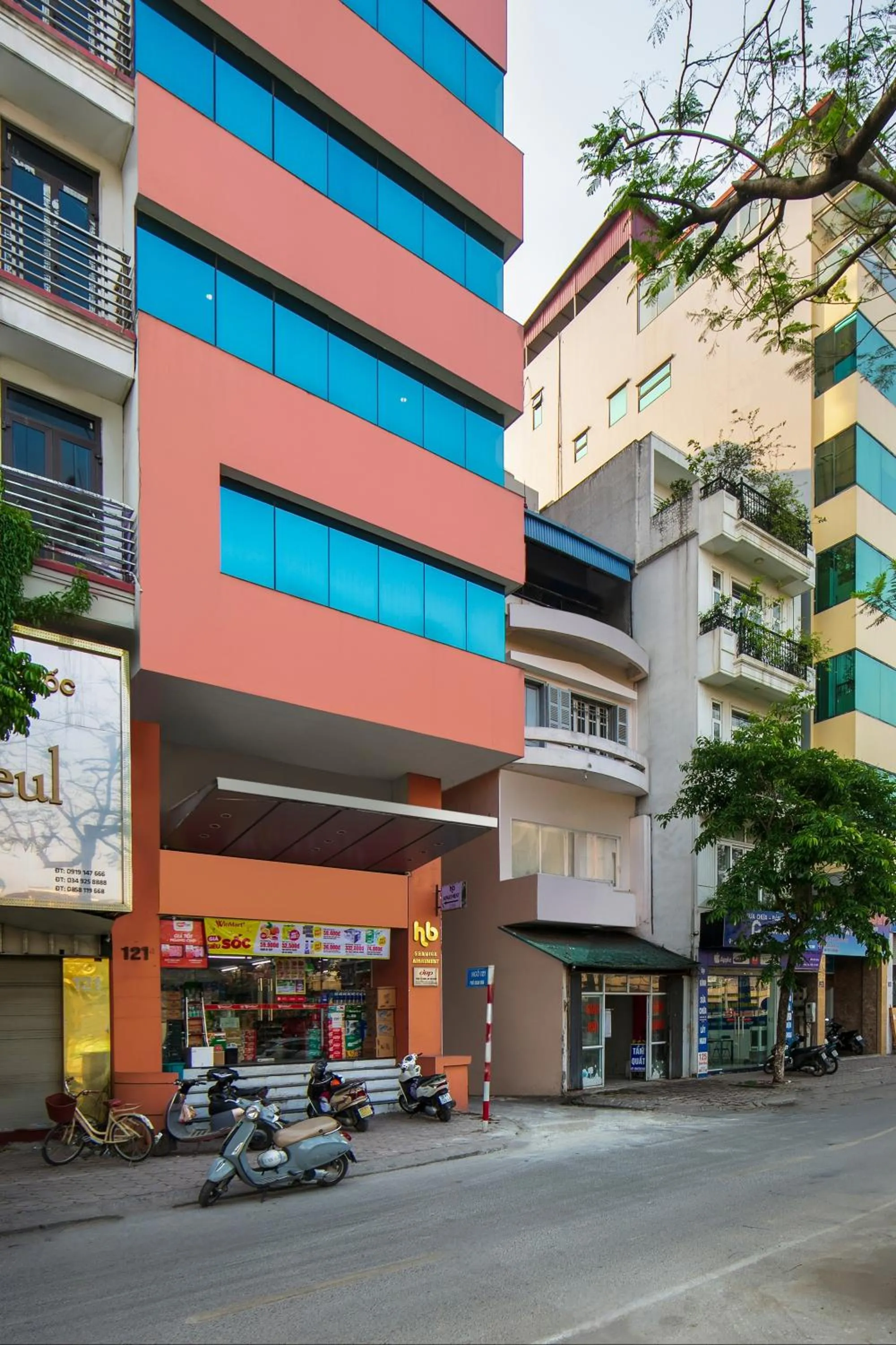 Property building in HB Serviced Apartment - 121B Quan Hoa