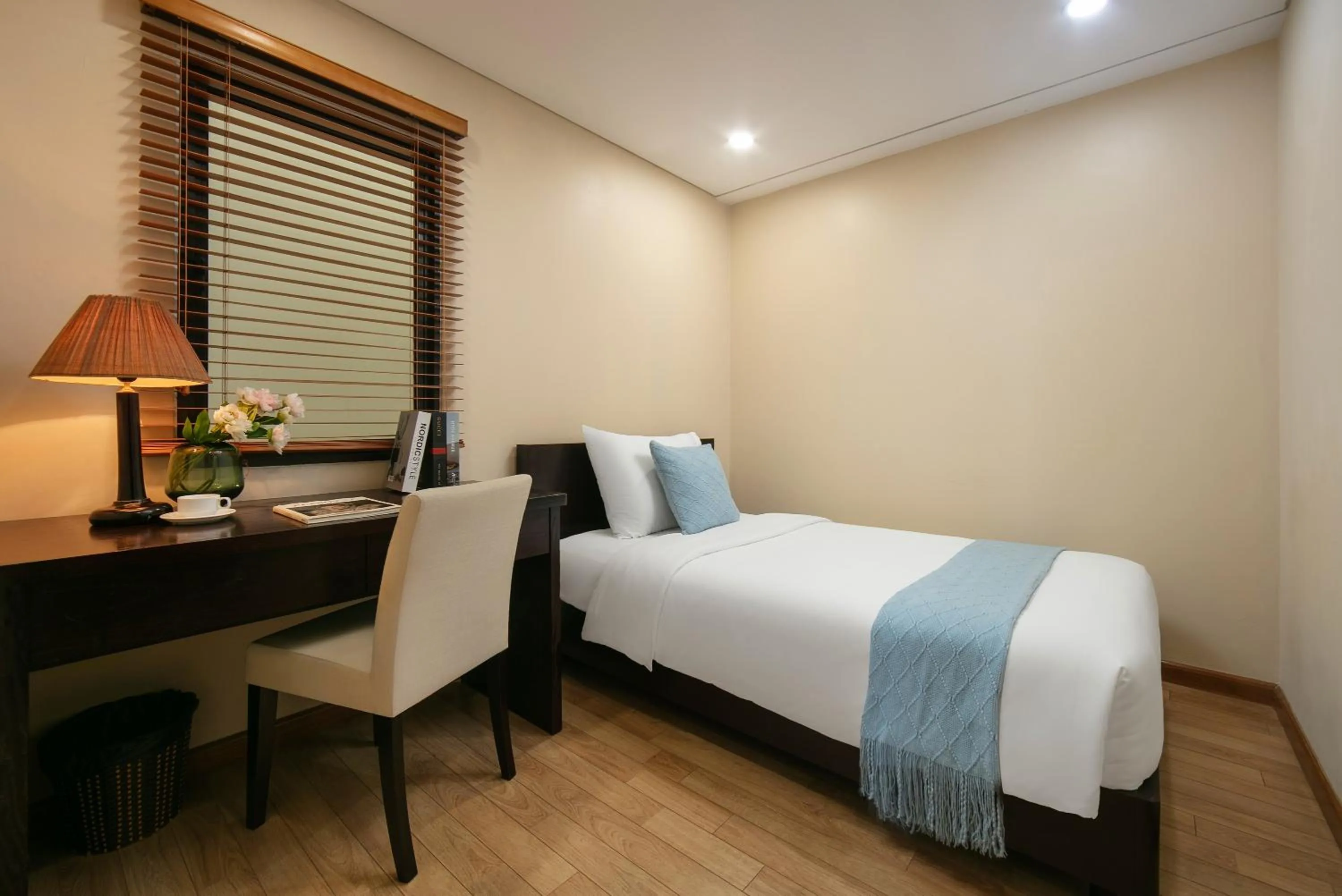 Bedroom, Bed in HB Serviced Apartment - 121B Quan Hoa