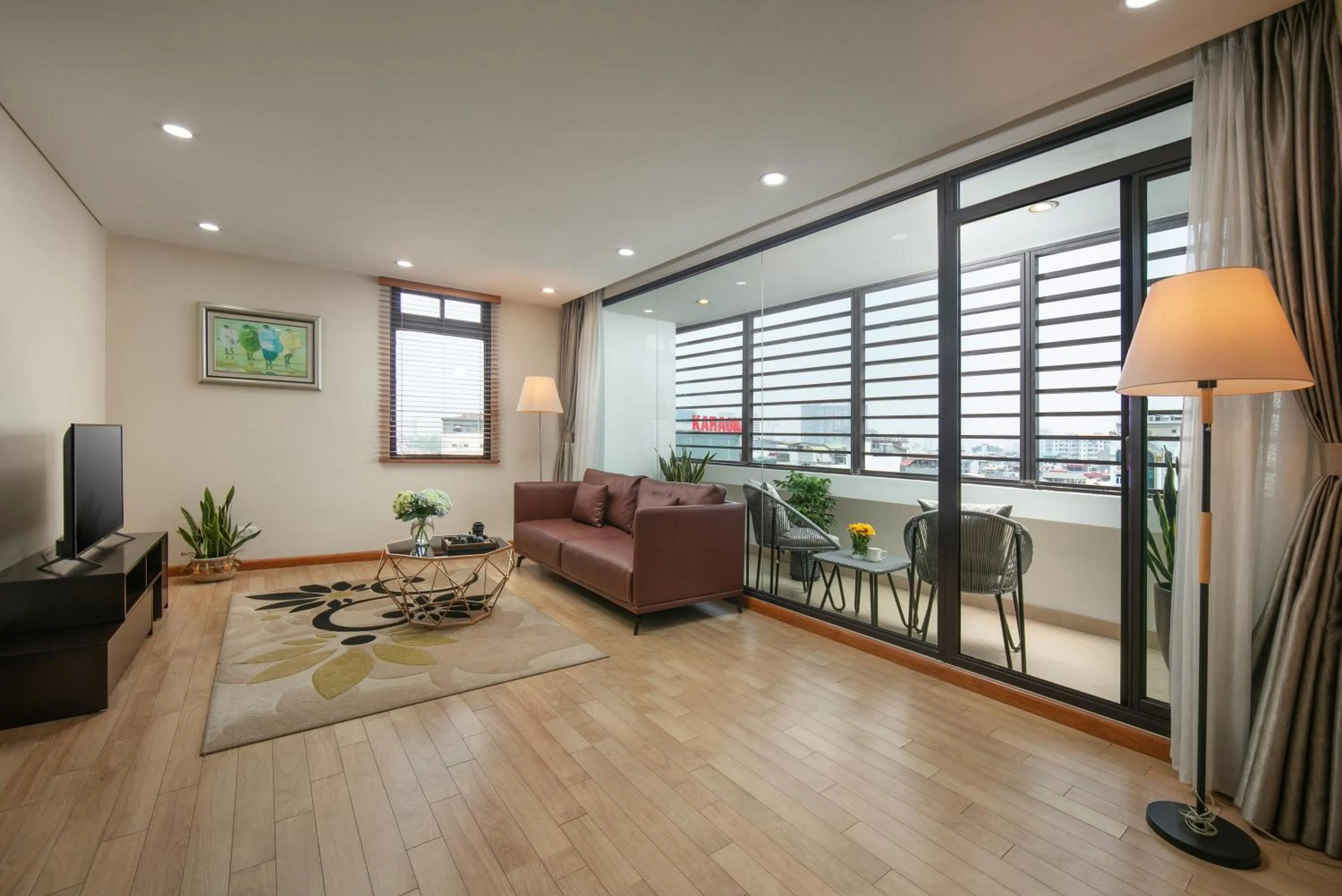 Living room in HB Serviced Apartment - 121B Quan Hoa