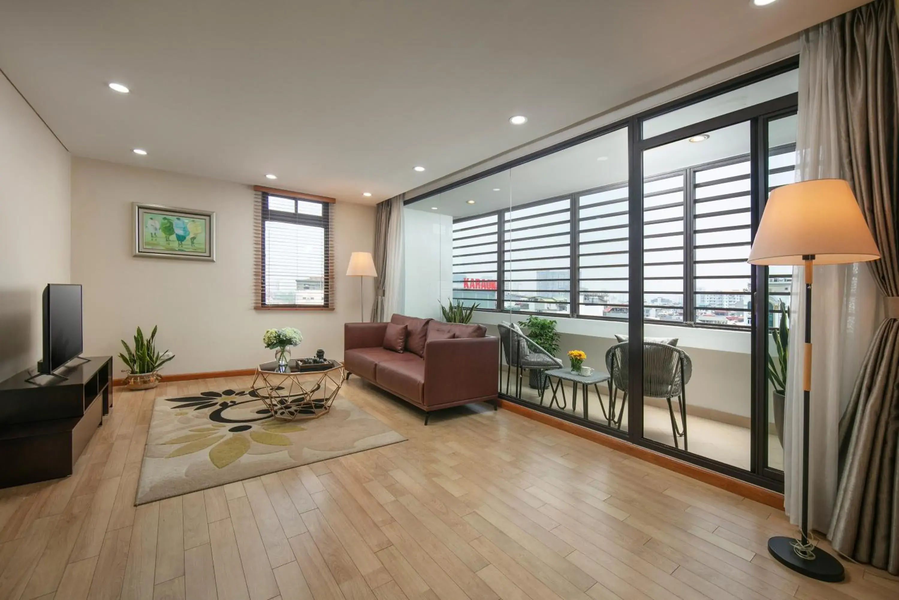 Living room in HB Serviced Apartment - 121B Quan Hoa Living room in HB Serviced Apartment - 121B Quan Hoa